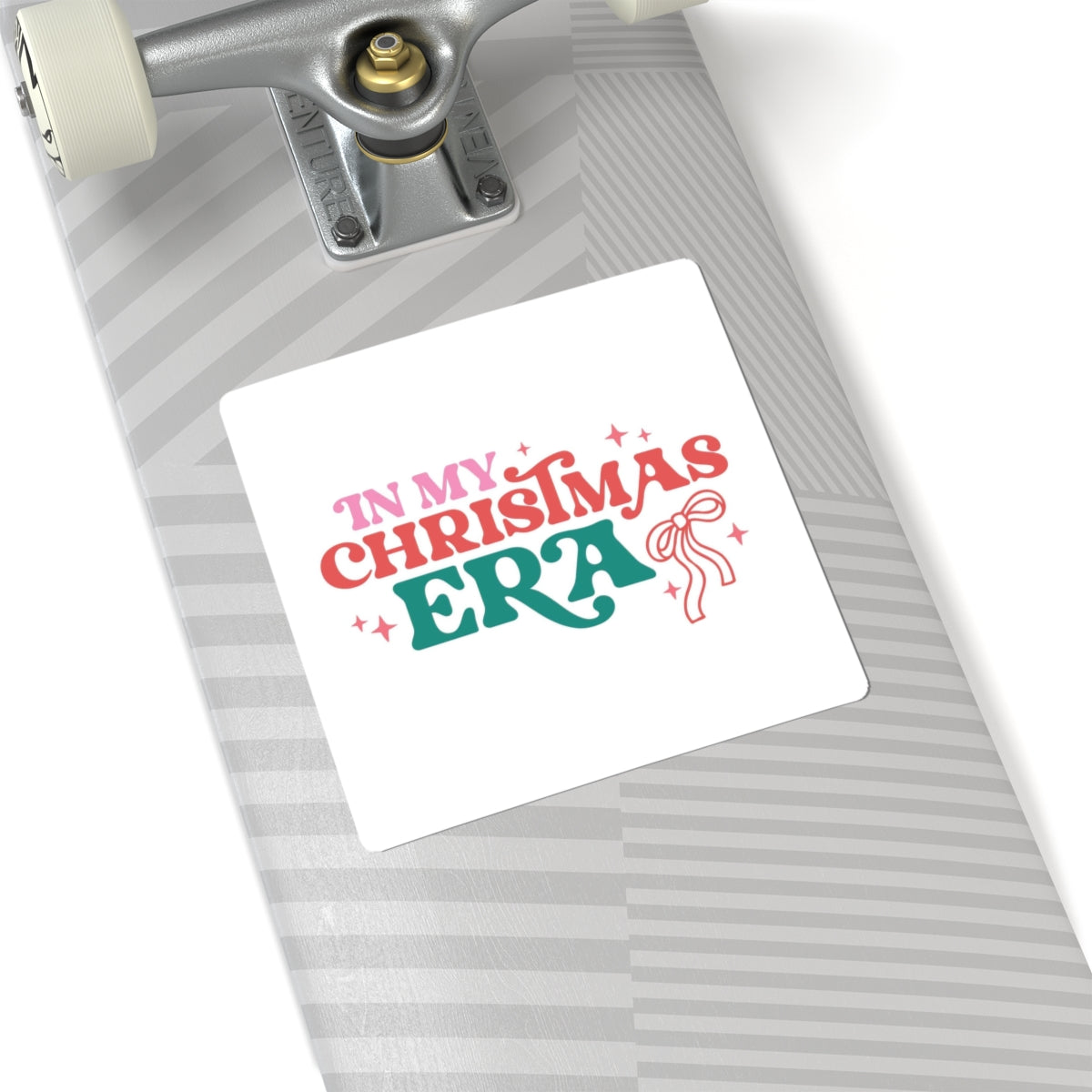 Kiss-Cut Sticker — "In My Christmas Era" Retro Holiday Decal