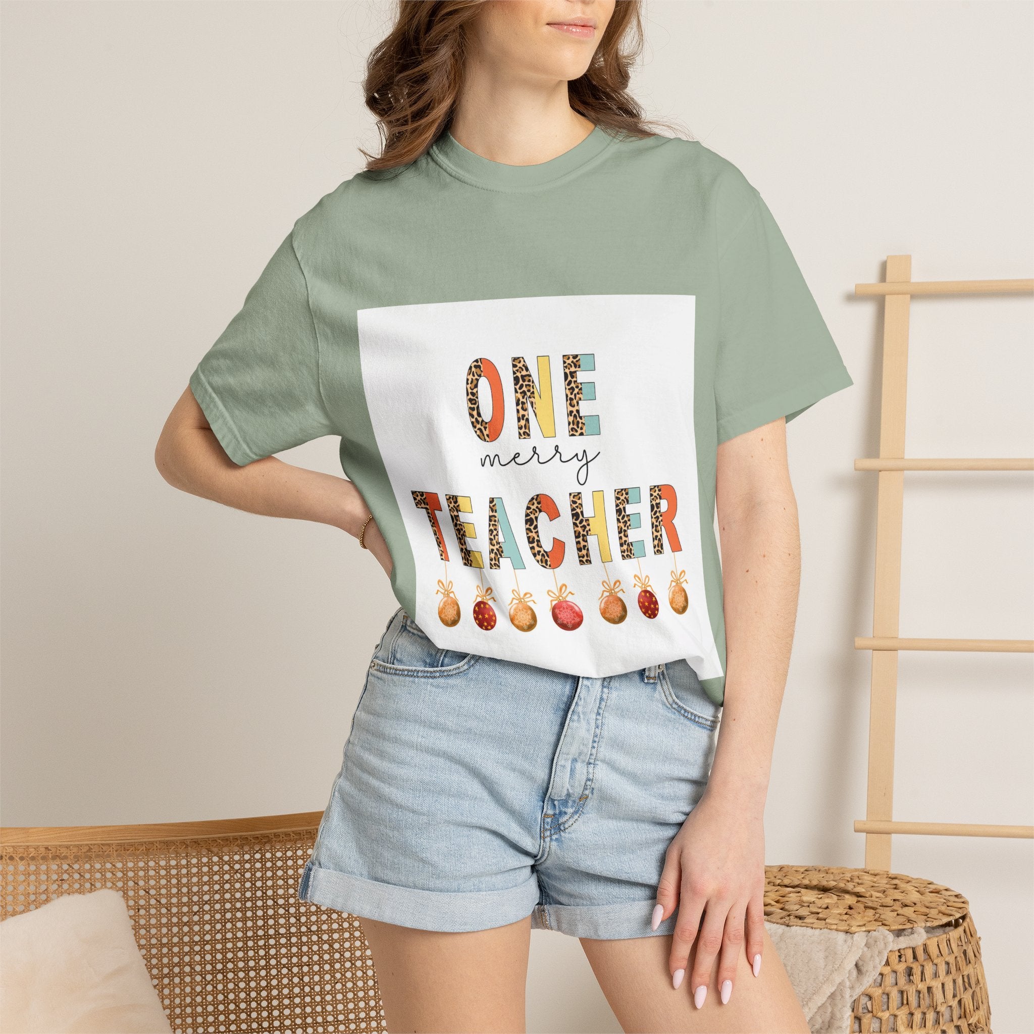 Teacher One More T-Shirt — 'One More Teacher' Cute Apple Design for Educators