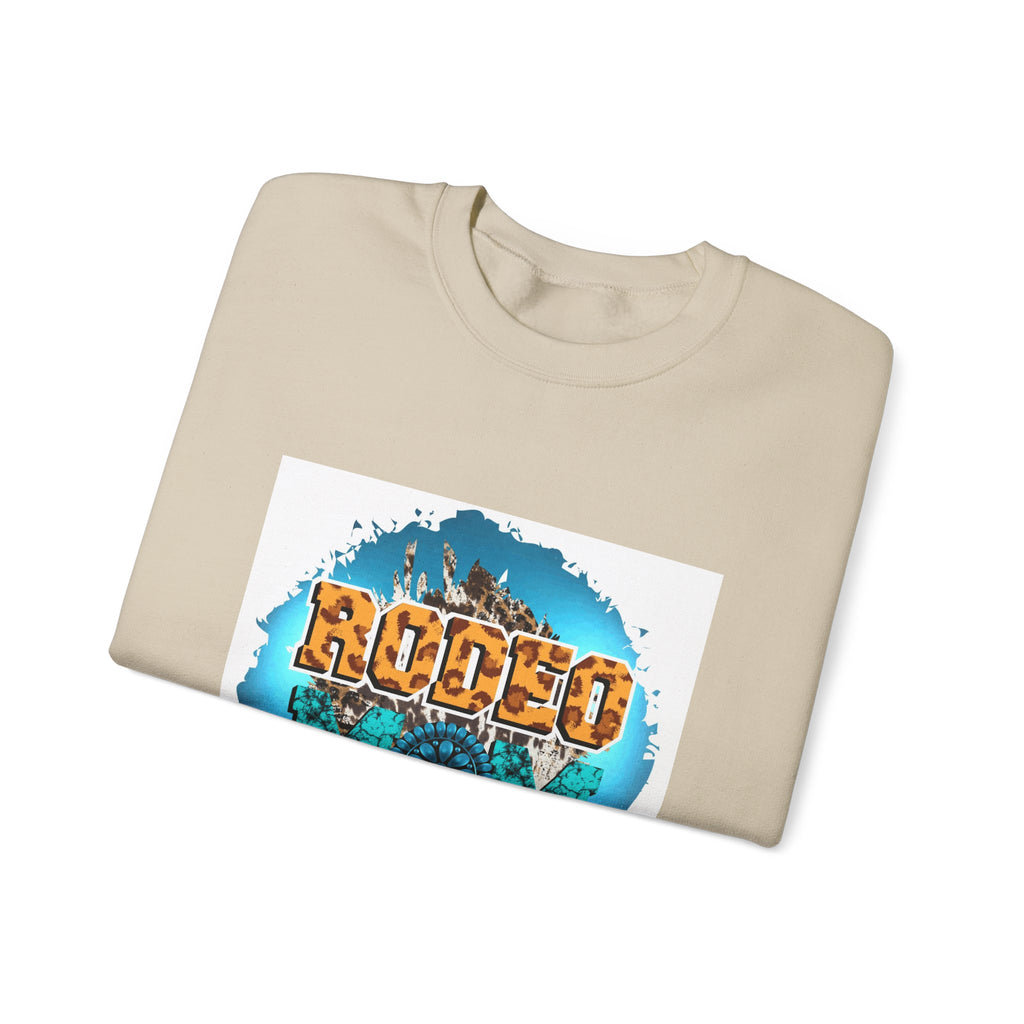 Rodeo Mom Crewneck Sweatshirt – Western Cowgirl Casual Pullover