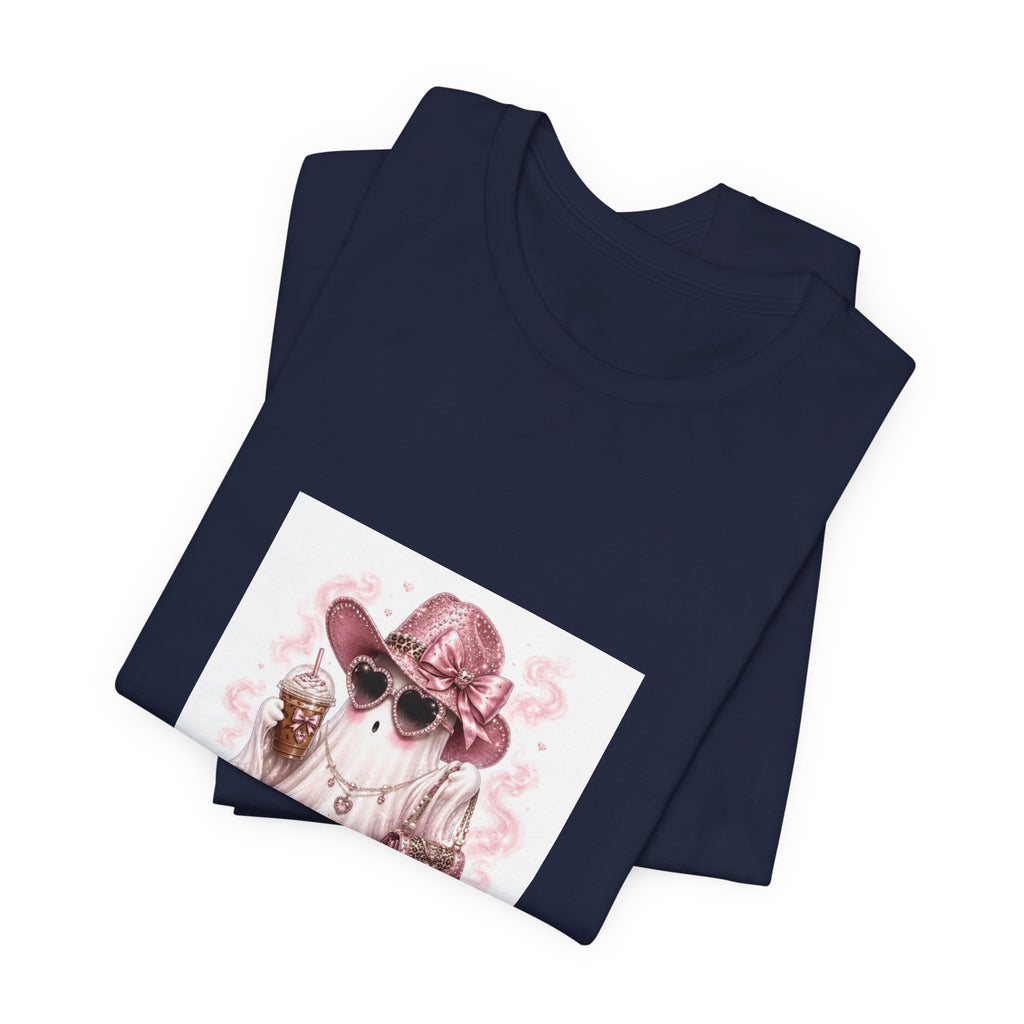 Cowgirl Ghost Tee — Cute Halloween Western Graphic T-Shirt