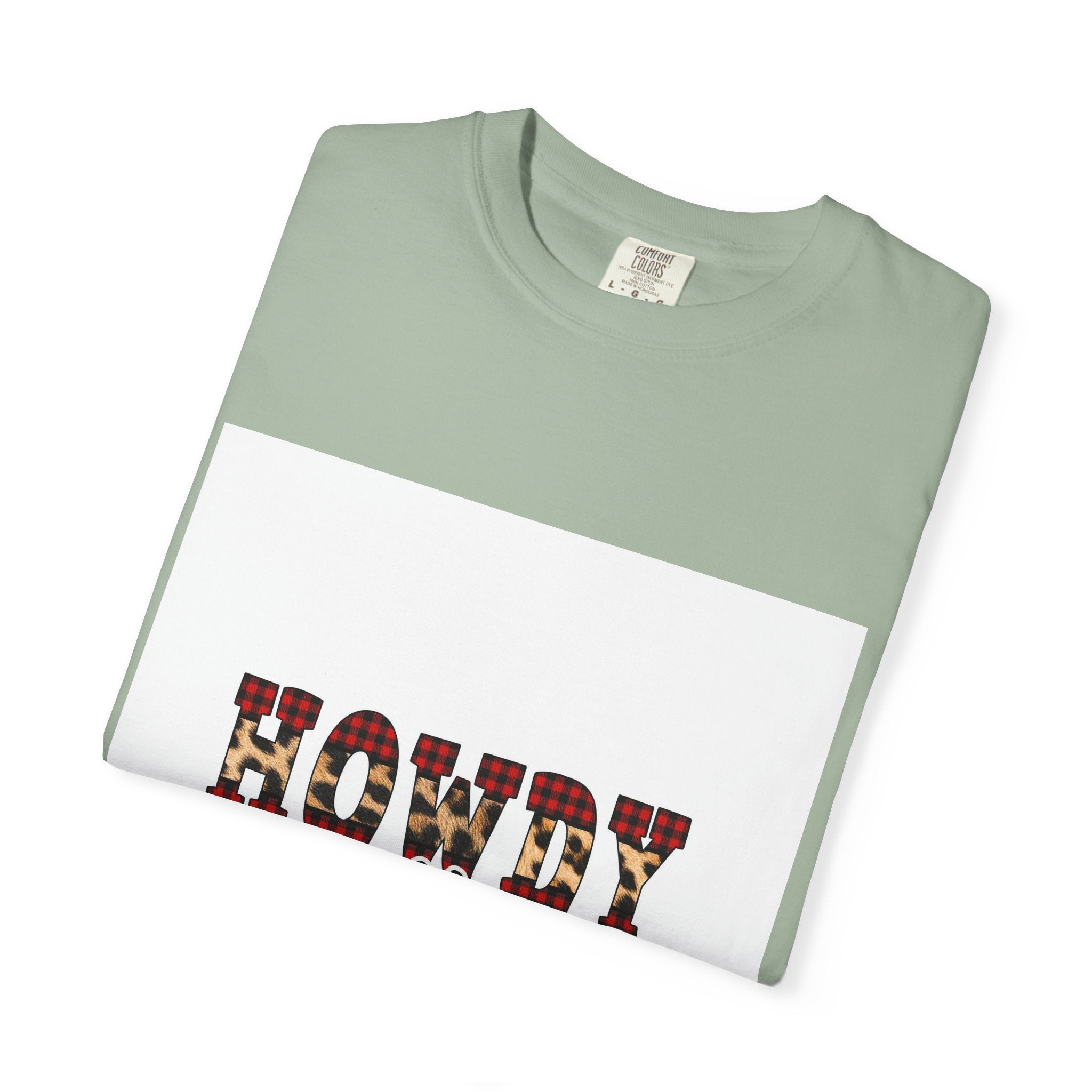 Howdy y'all T-Shirt — Plaid Western Graphic Tee
