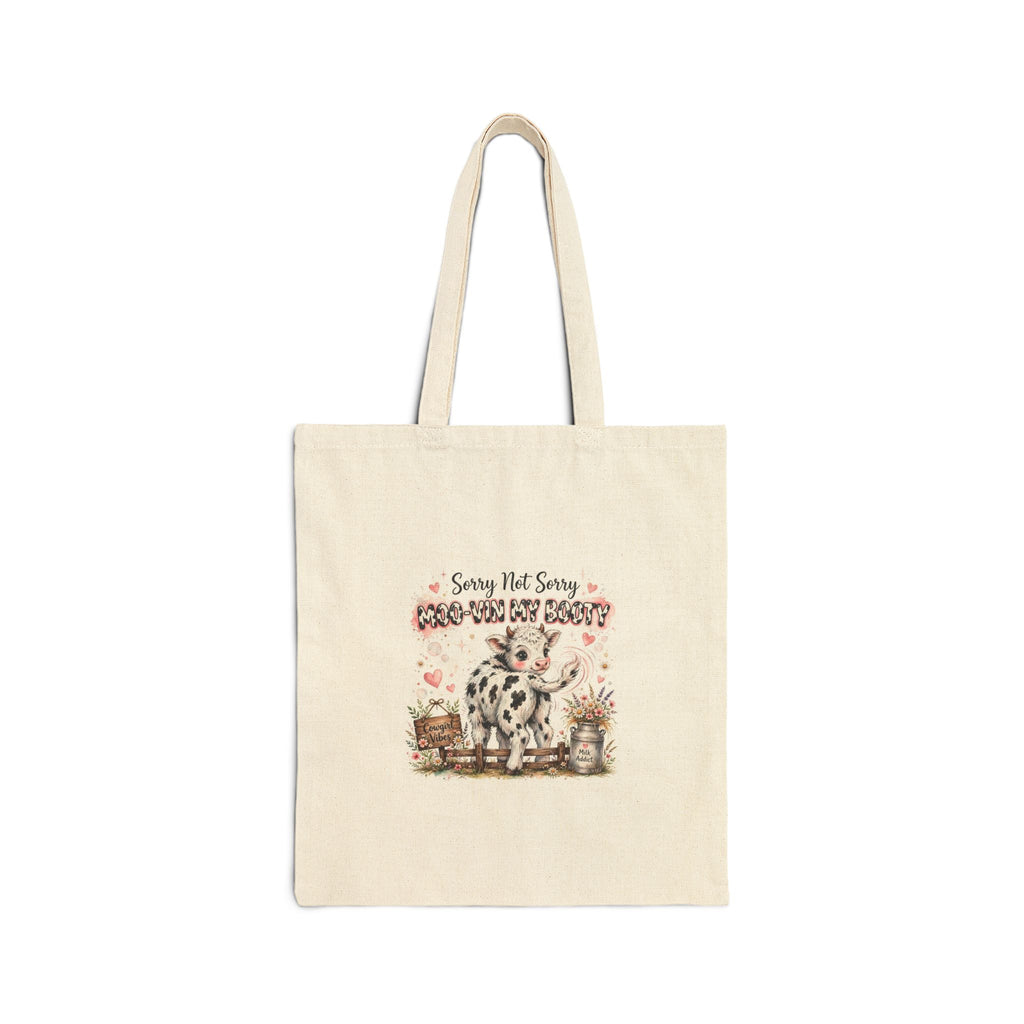 Dalmatian Farmhouse Tote Bag – "Sorry That Some Call You Crazy" Canvas Grocery Tote