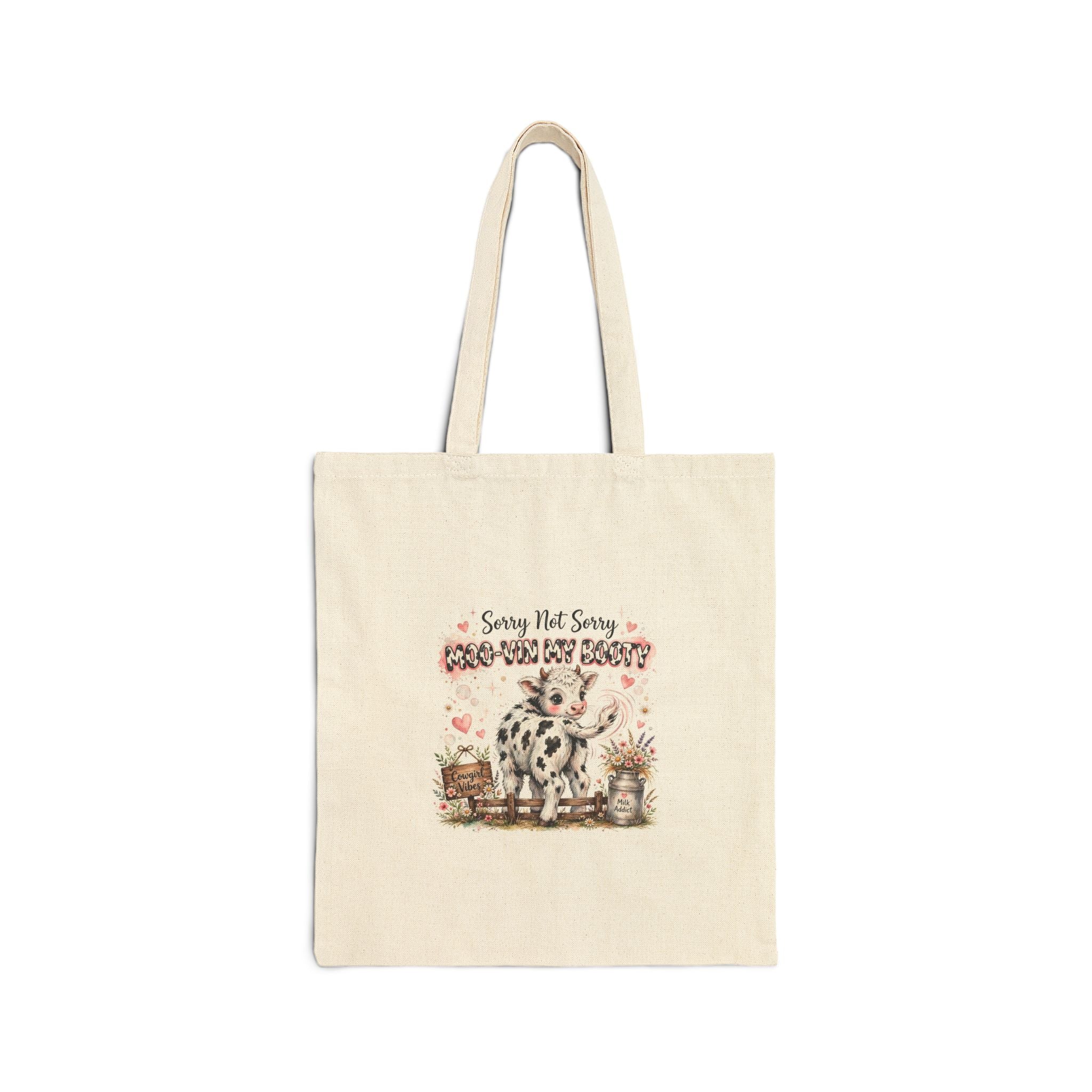 Dalmatian Farmhouse Tote Bag – "Sorry That Some Call You Crazy" Canvas Grocery Tote
