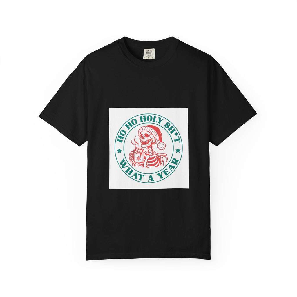 T-Shirt — "Ho Ho Holy Sh*t What a Year" Vintage Santa Christmas Tee