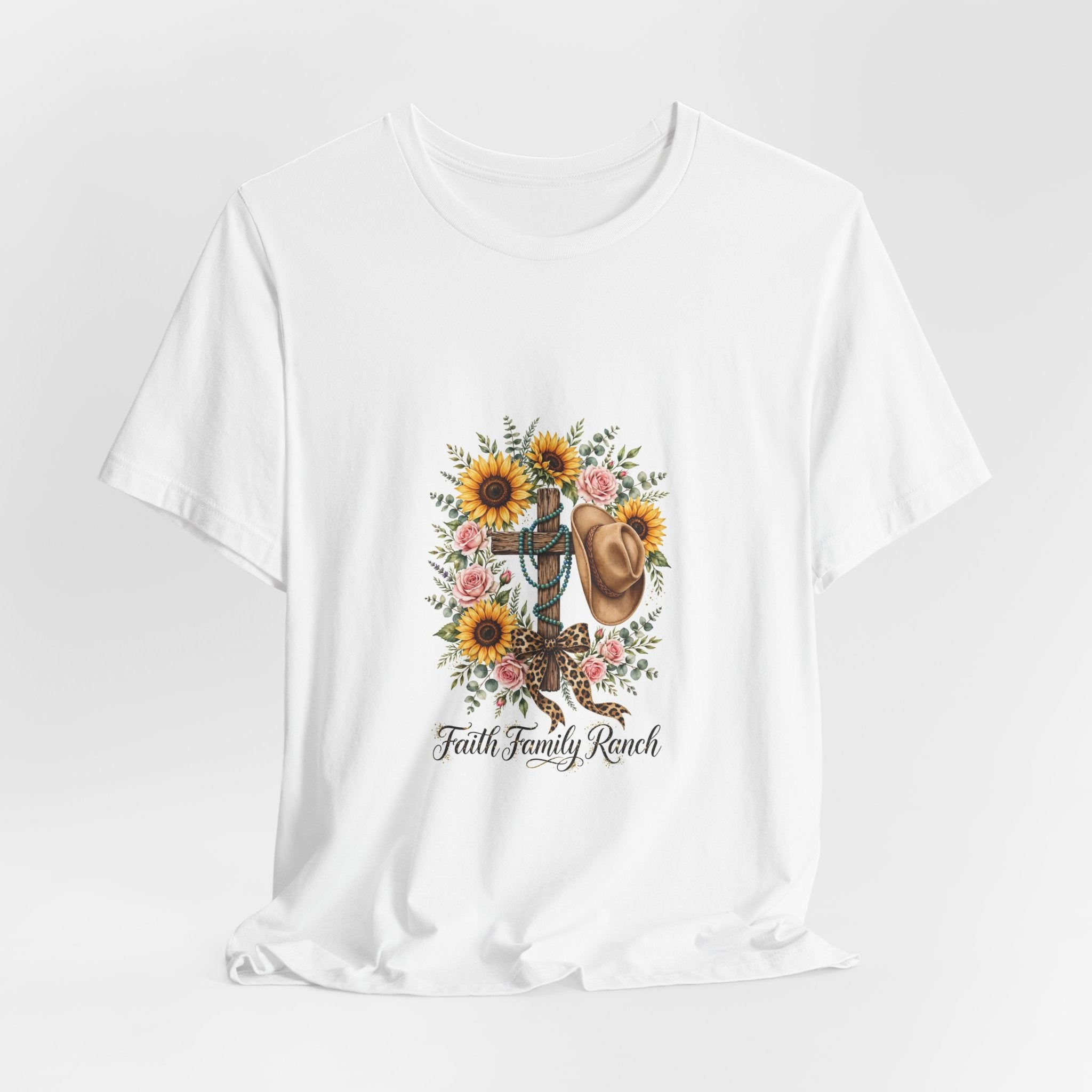 Faith Family Ranch Sunflower Western Tee
