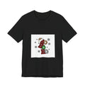 Ho Ho Ho Christmas Tee — Festive Plaid Santa Letters Shirt