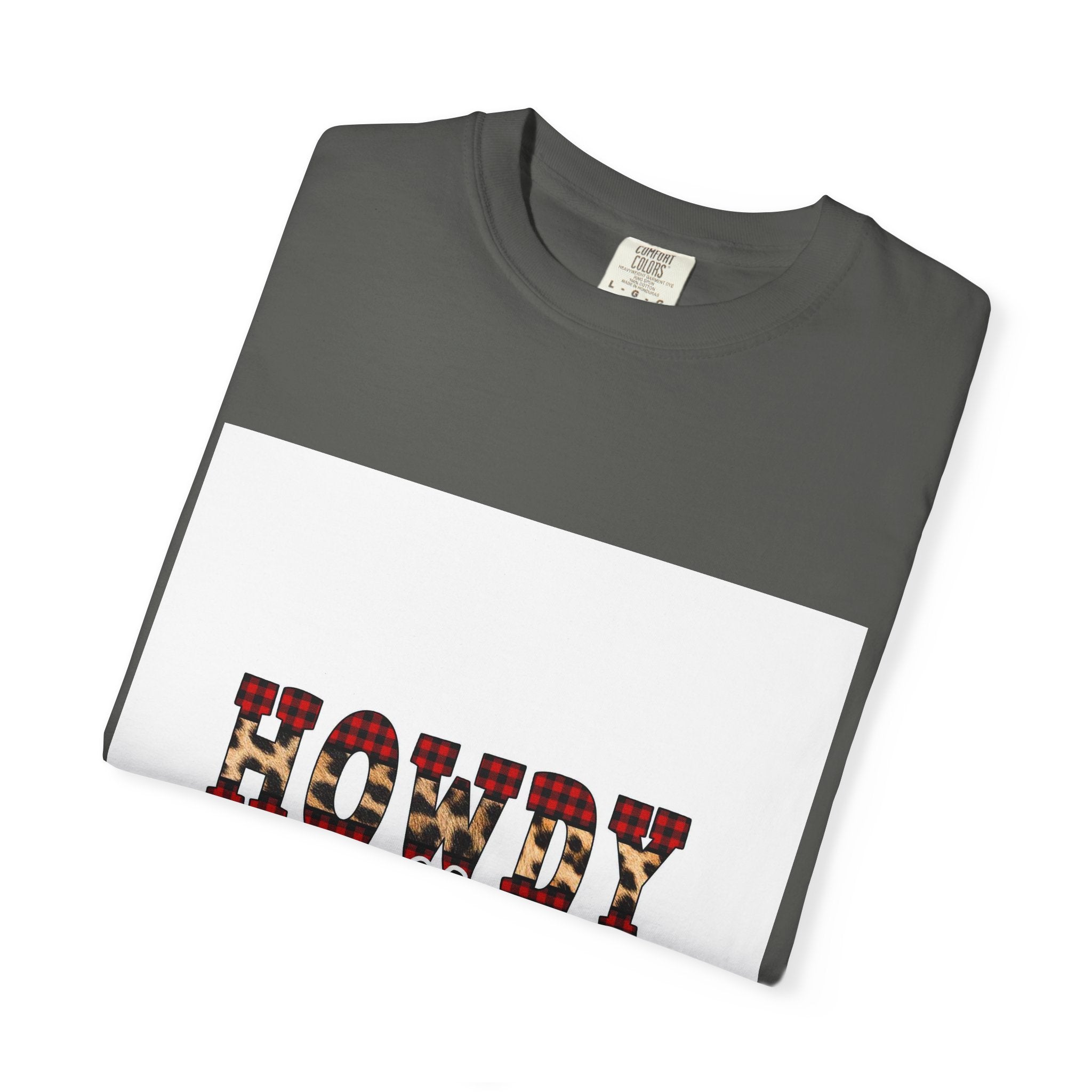 Howdy y'all T-Shirt — Plaid Western Graphic Tee