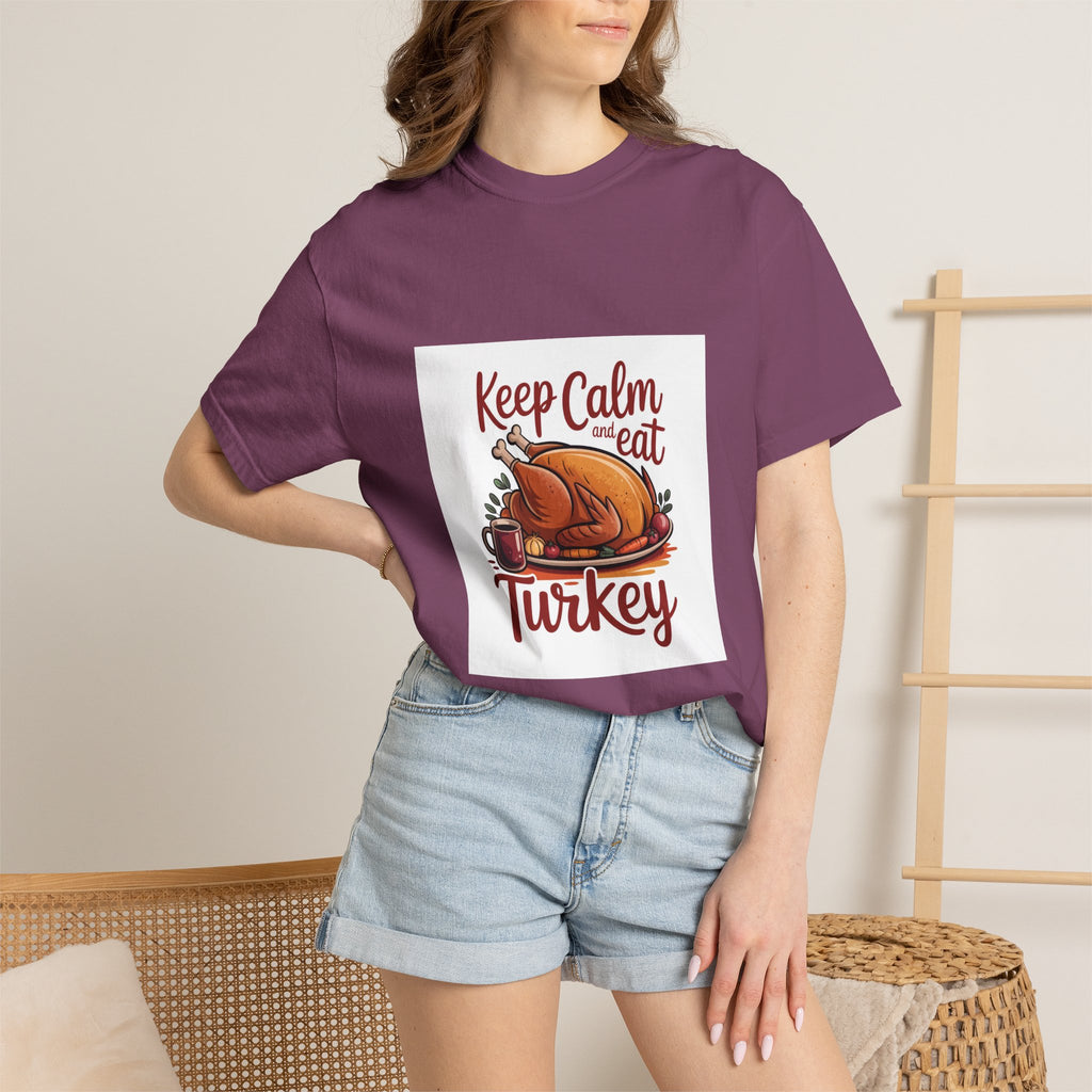 T-Shirt - "Keep Calm and Eat Turkey" Thanksgiving Tee