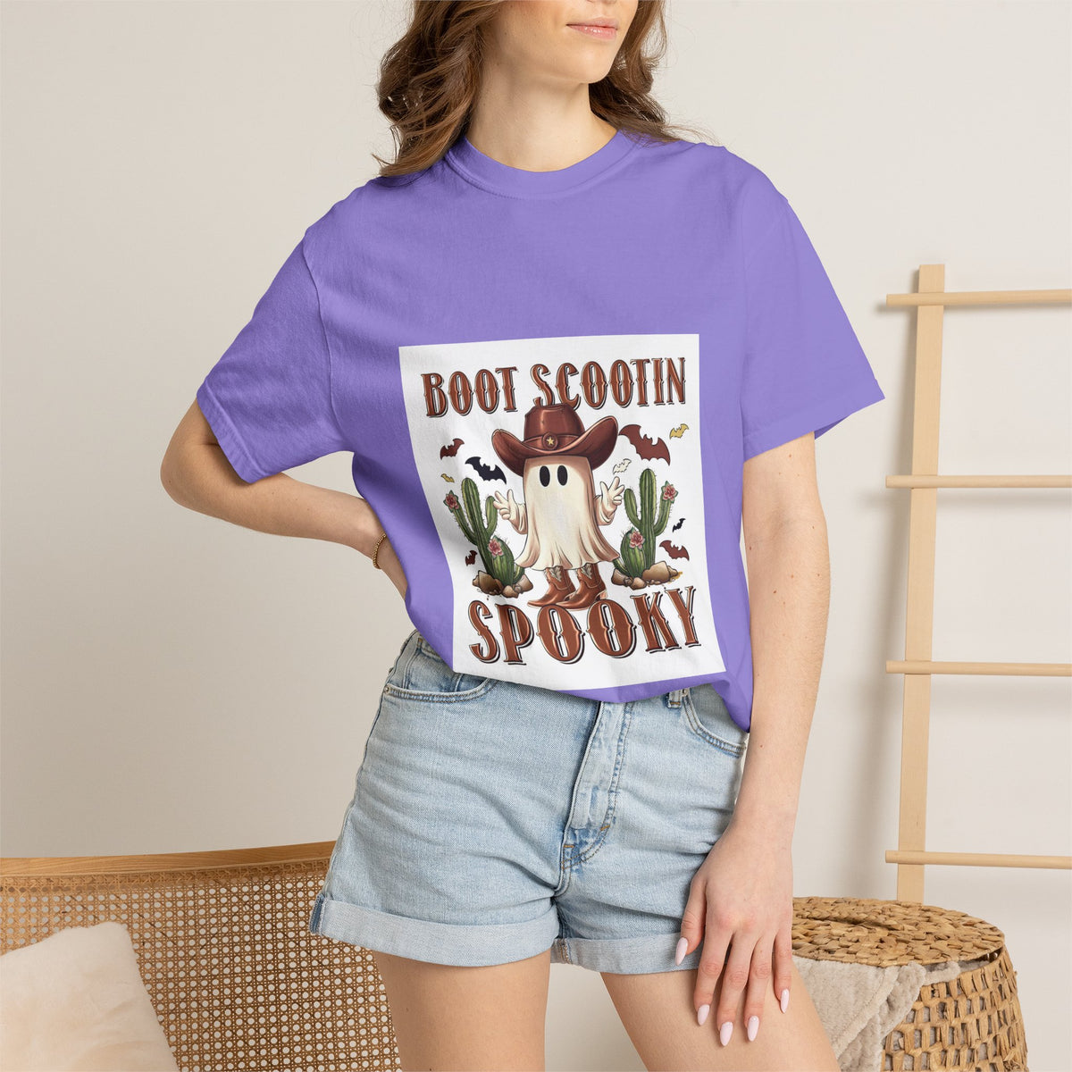 Boot Scootin' Spooky Ghost T-Shirt