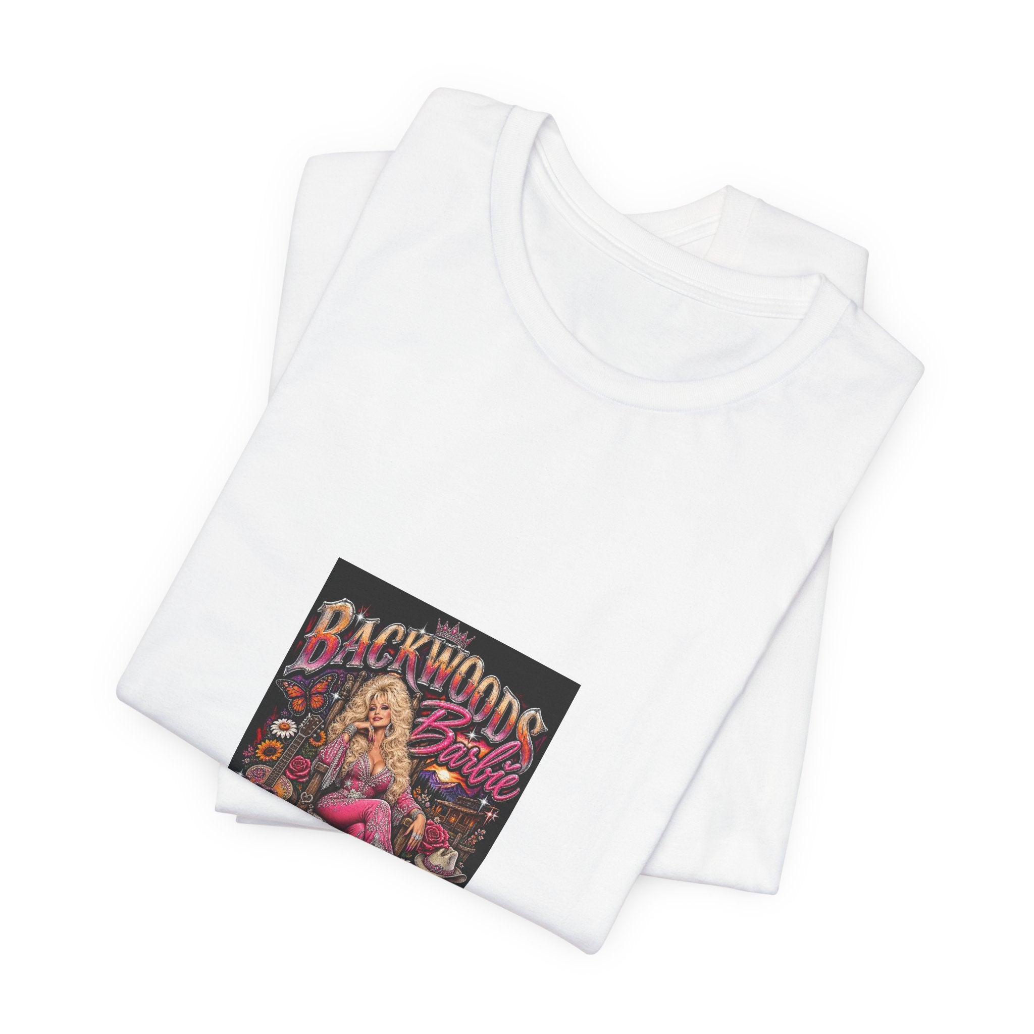 Backwoods Babe Graphic Tee — Retro Pinup Smoking Art T-Shirt