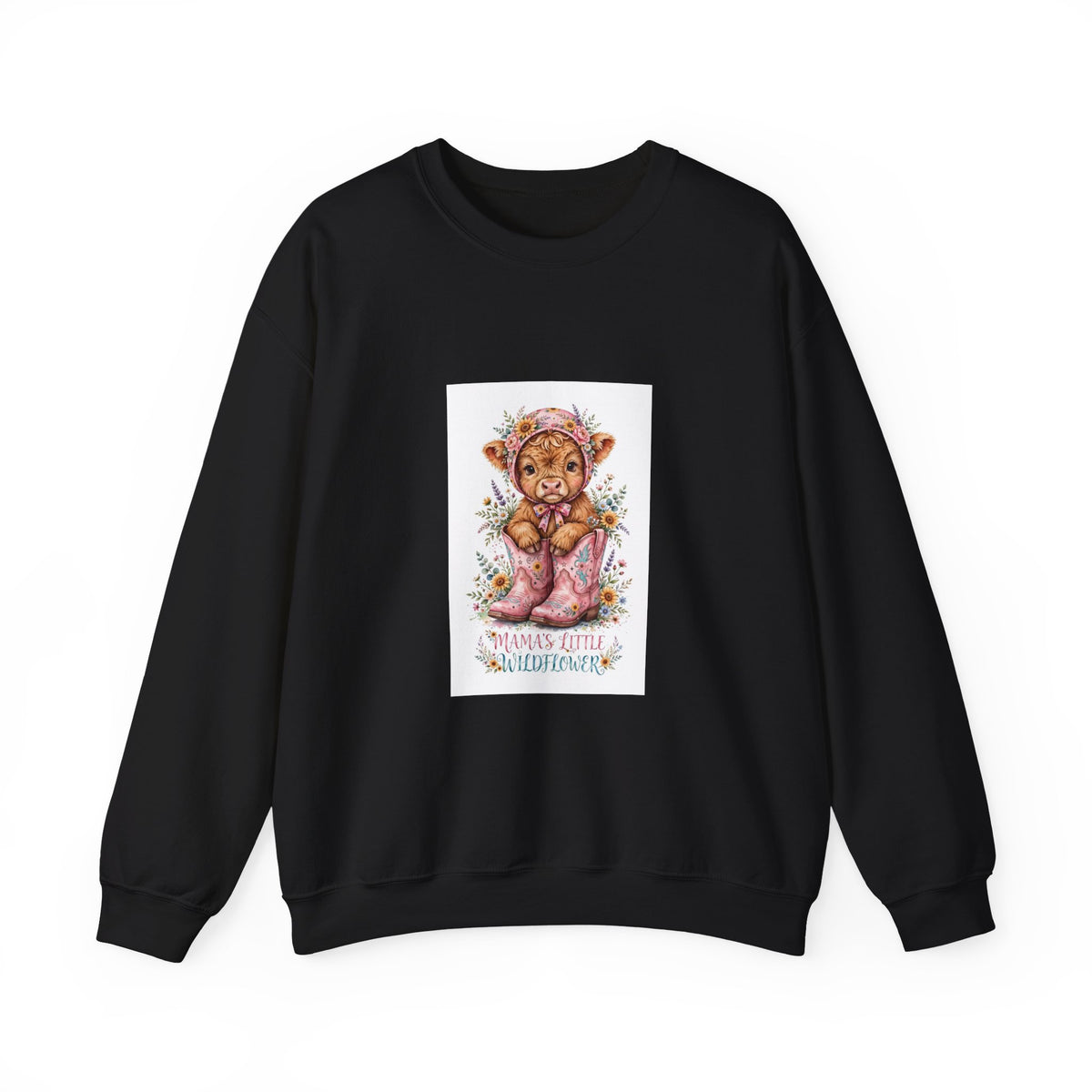 Bear Cub Valentine Sweatshirt - "Be Mine Little Valentine" Cute Teddy Graphic Crewneck