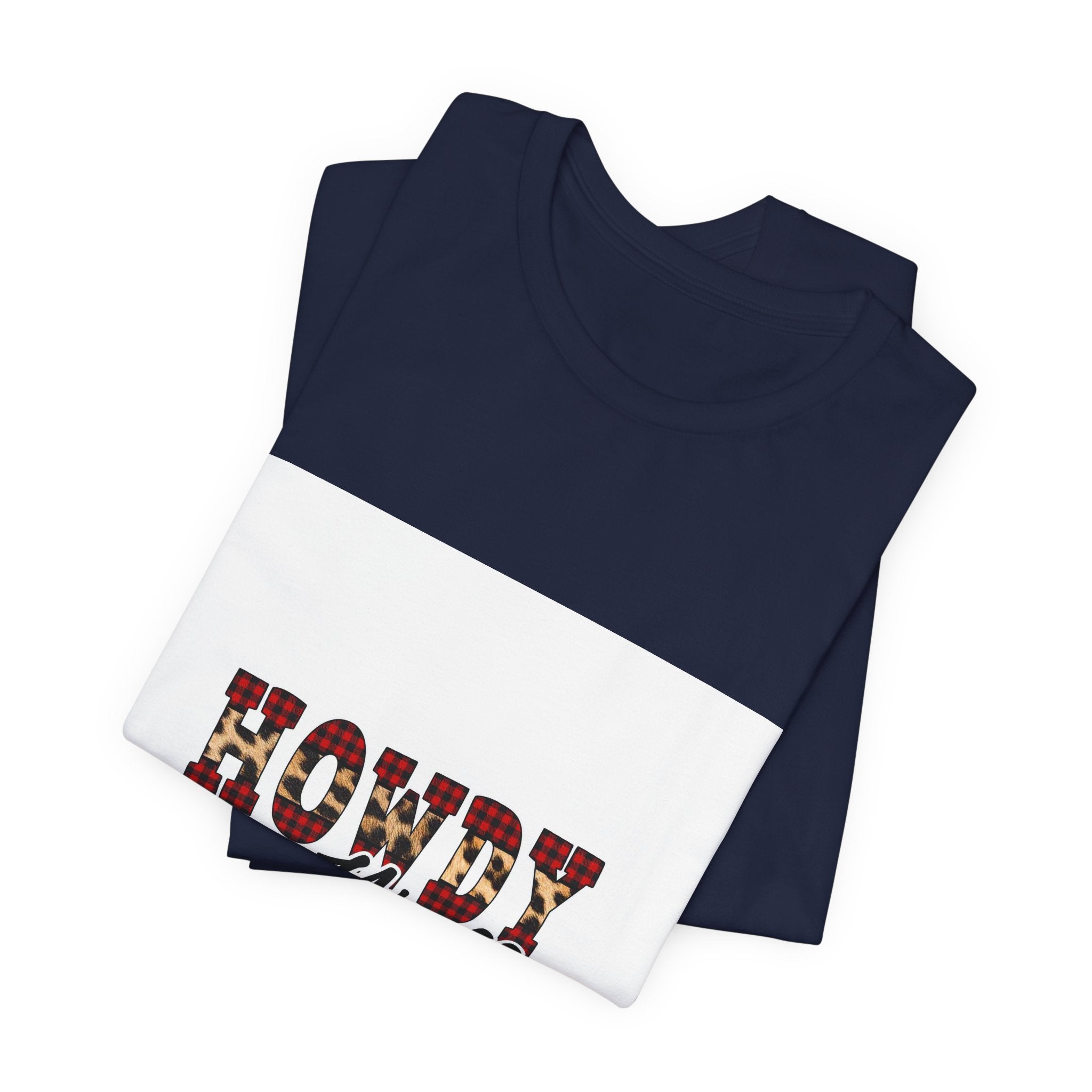 Howdy Y'all Tee — Plaid Western Graphic T-Shirt