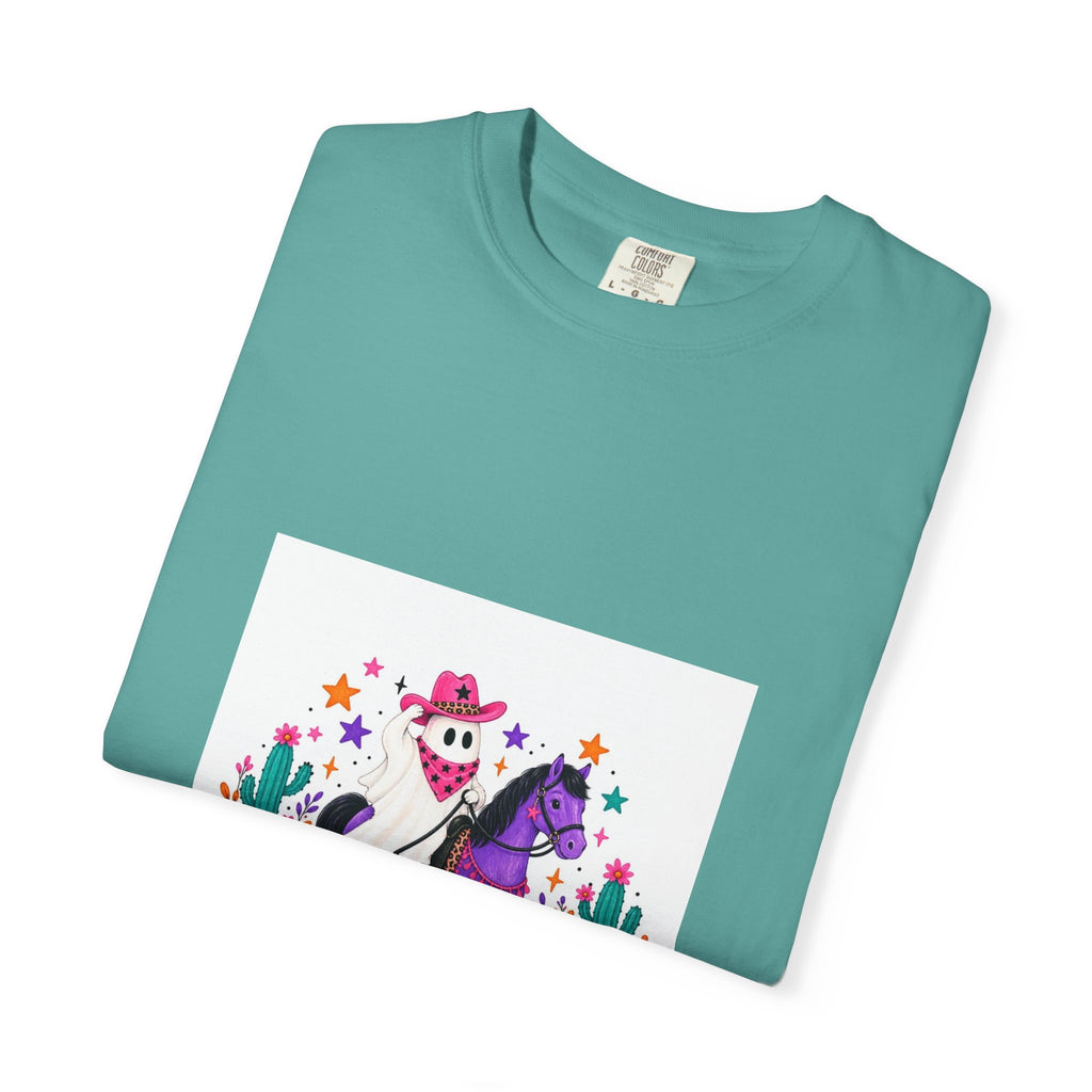Day of the Dead Cowboy Horse T-Shirt — Cute Día de los Muertos Skeleton Rider Design