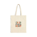 Cotton Canvas Tote Bag