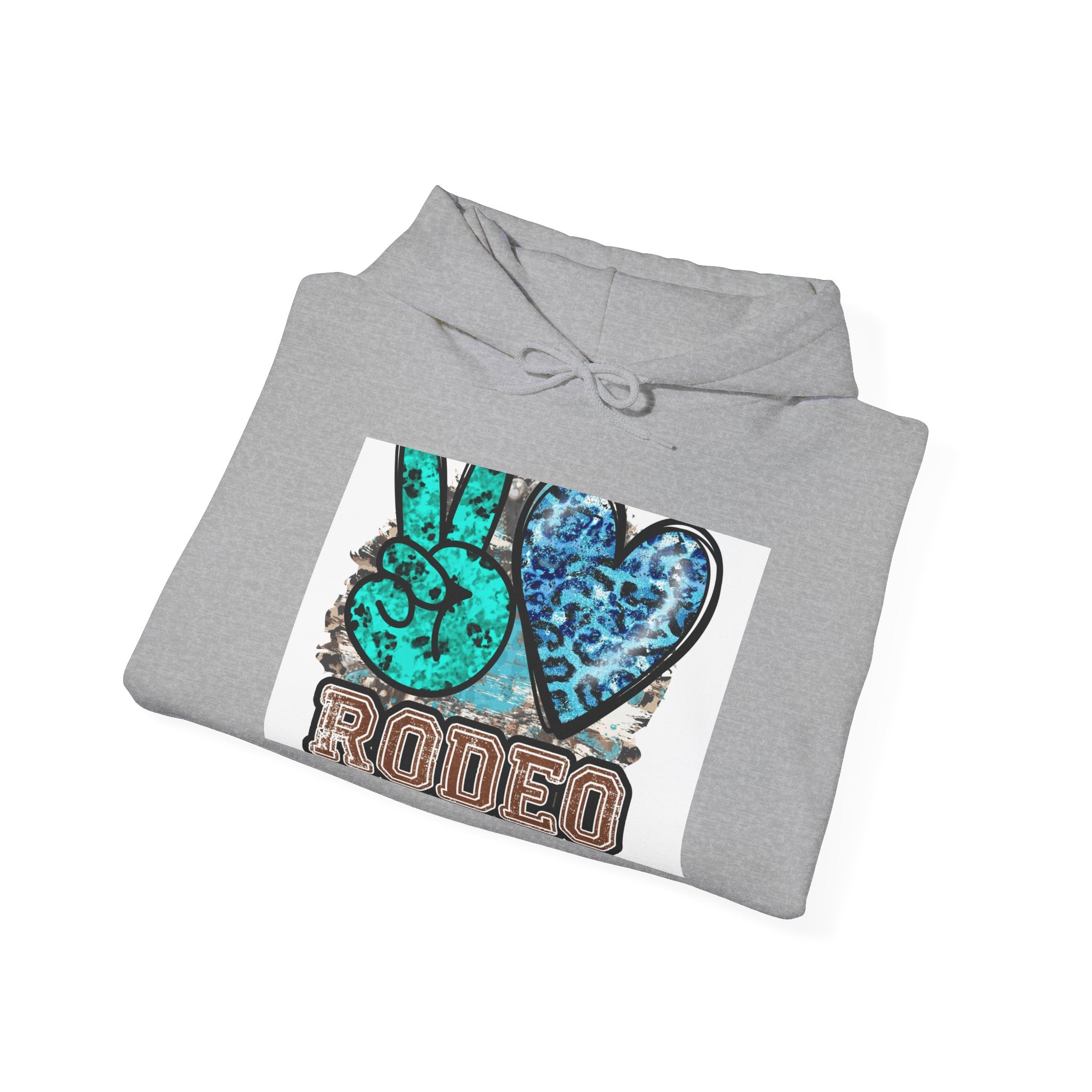 Peace Love Rodeo Hoodie — Western Cowgirl Cowboy Pullover