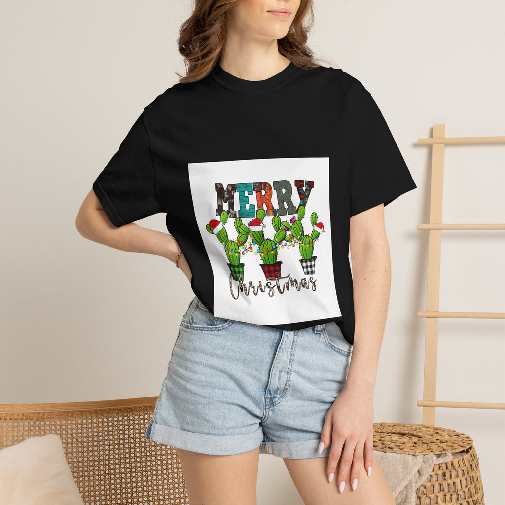 Merry Christmas Cactus T-Shirt