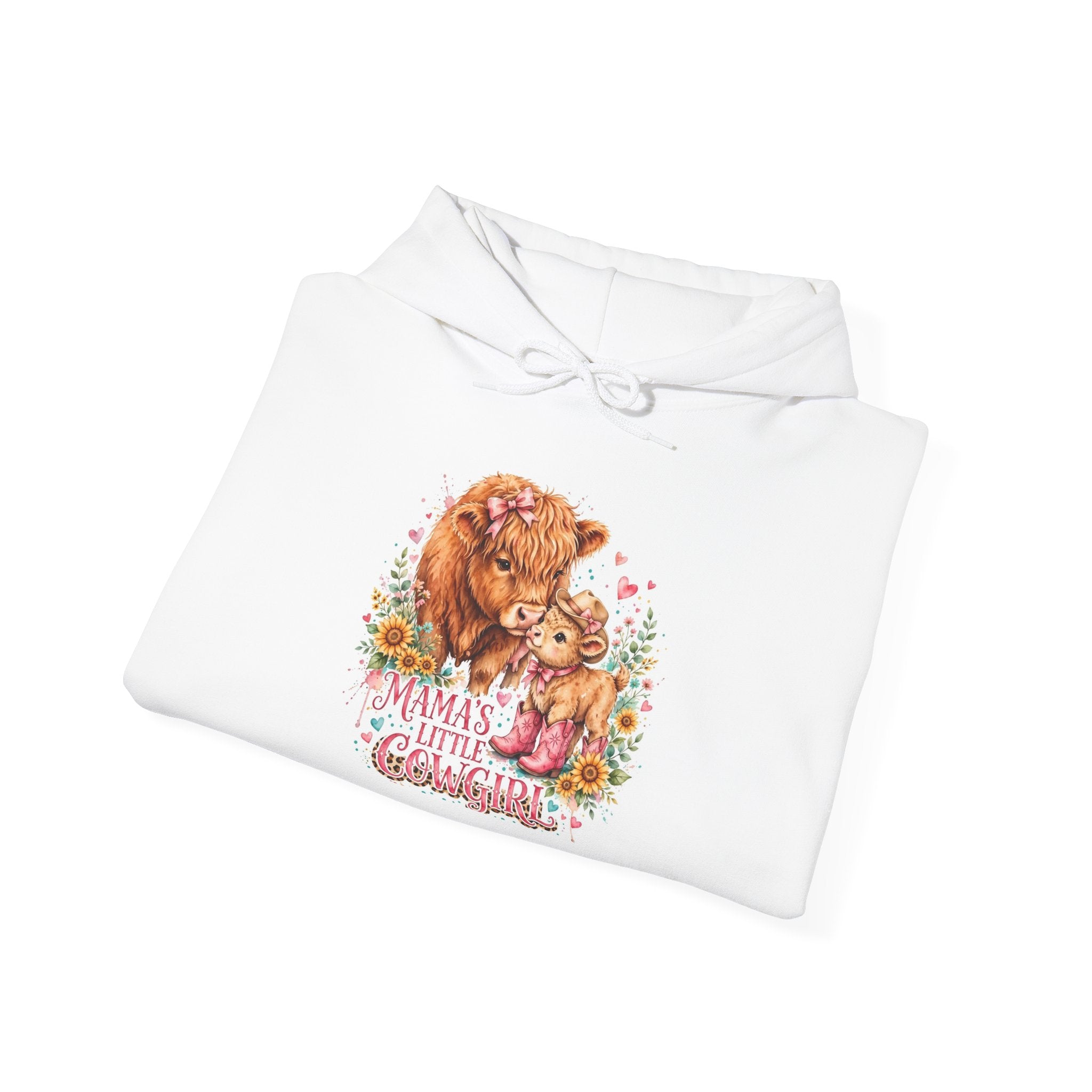 Mama Bear & Cubs Hoodie — Cute Floral Family Graphic Sweatshirt