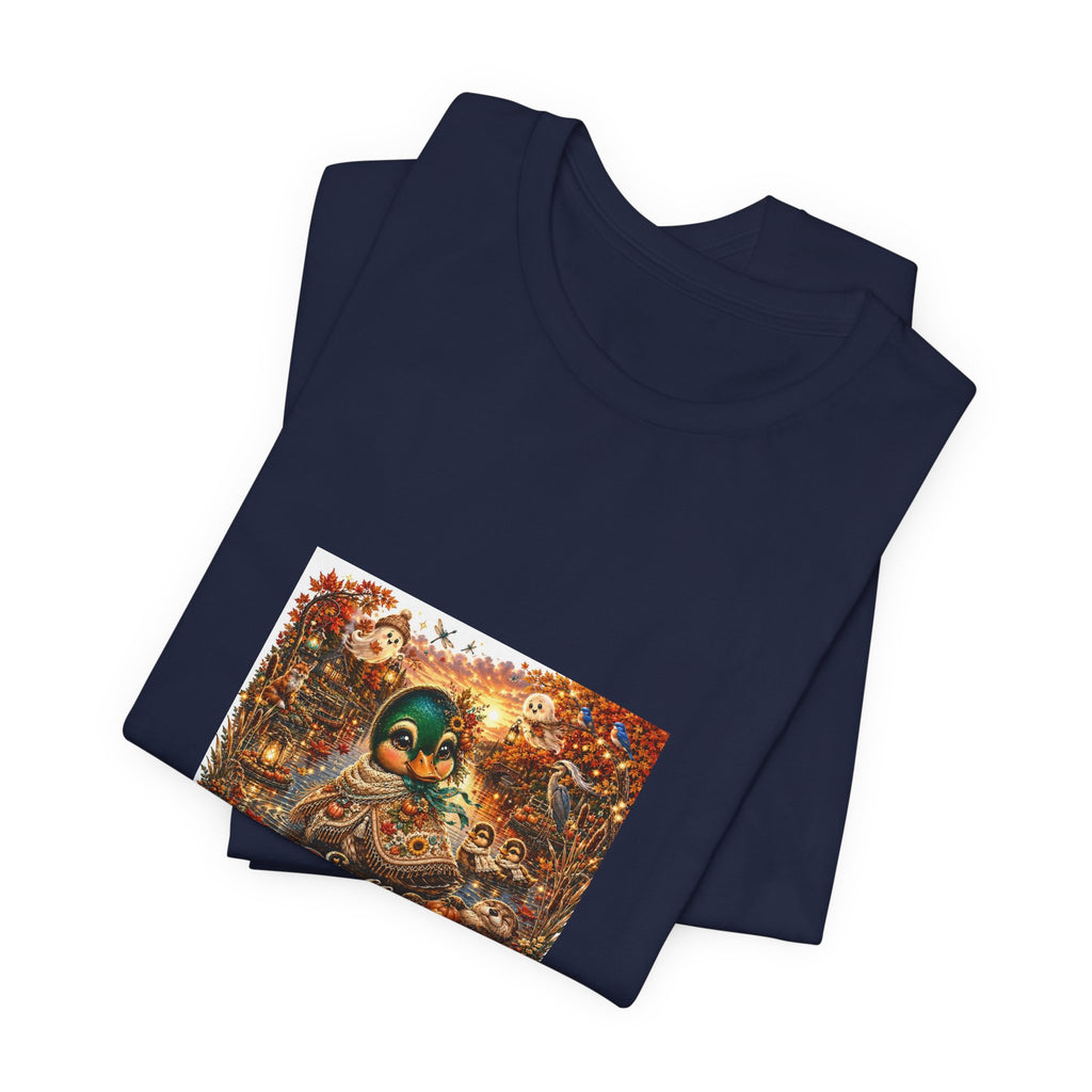Skull Sunset Tee — 'Still Waters' Floral Skull Graphic T-Shirt