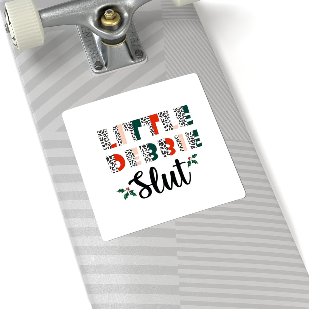 Sticker — "Little Debbie Slut" Holiday Kiss-Cut Sticker