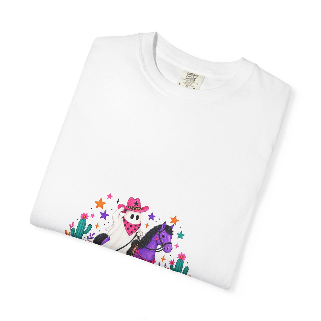 Day of the Dead Cowboy Horse T-Shirt — Cute Día de los Muertos Skeleton Rider Design