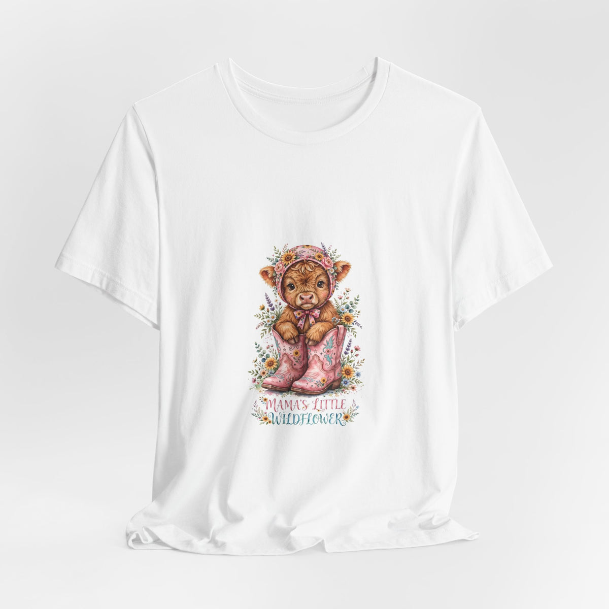 Mama's Little Wildflower Baby Bear Tee