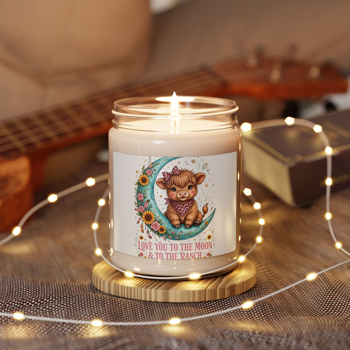Love You to the Moon & to the Ranch — 9oz Scented Soy Candle