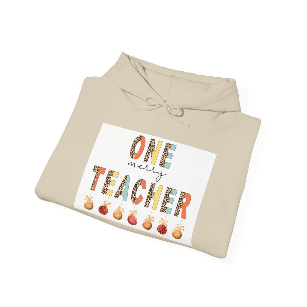 Teacher Appreciation Hoodie — “One Crazy Teacher” Autumn Apples Design