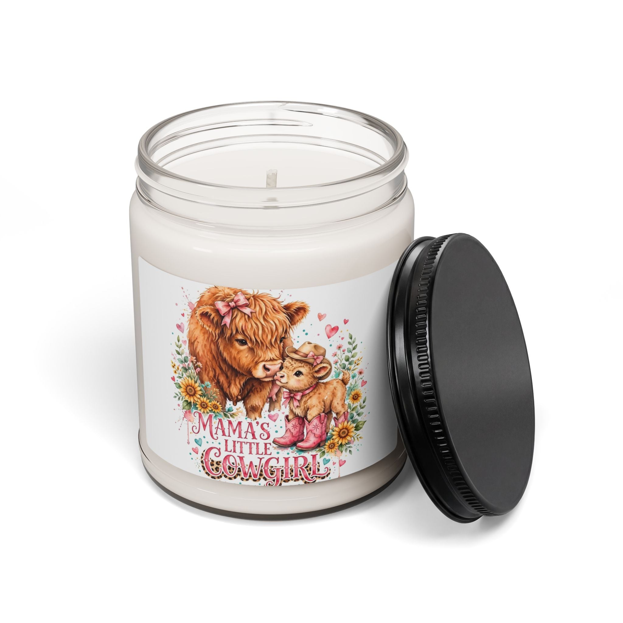 Mama’s Little Cowgirl Scented Soy Candle — 9oz Gift for New Moms & Baby Showers