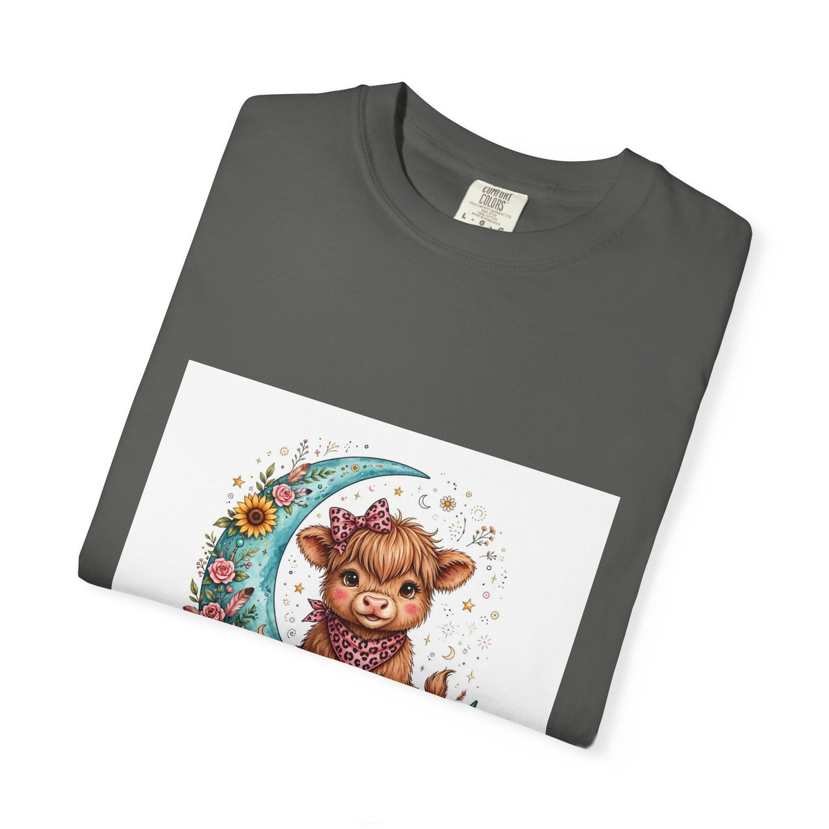 Cow Cute T-Shirt – "Love You to the Moon & to the Ranch" Graphic Tee