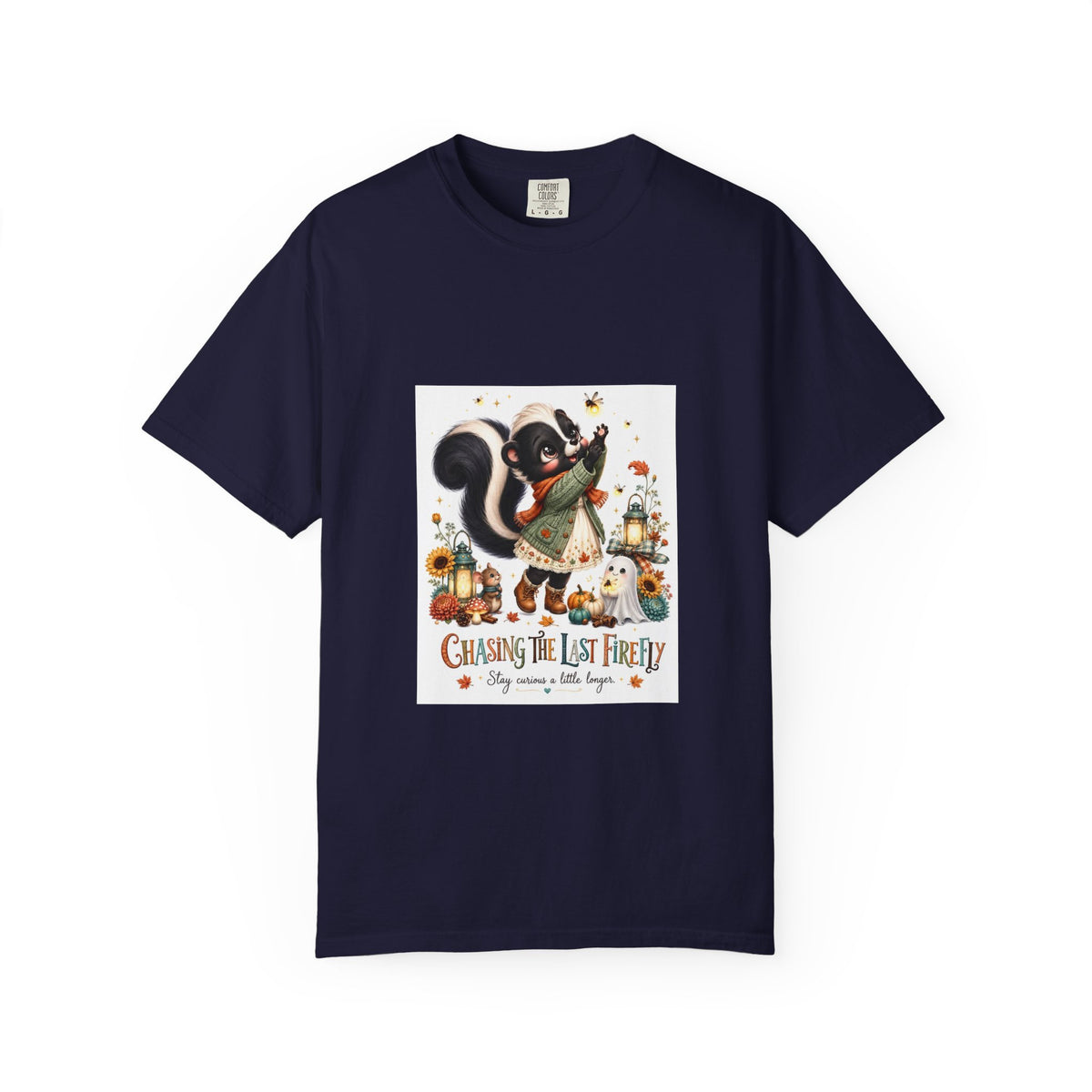 Chasing the Last Firefly Skunk Graphic T-Shirt