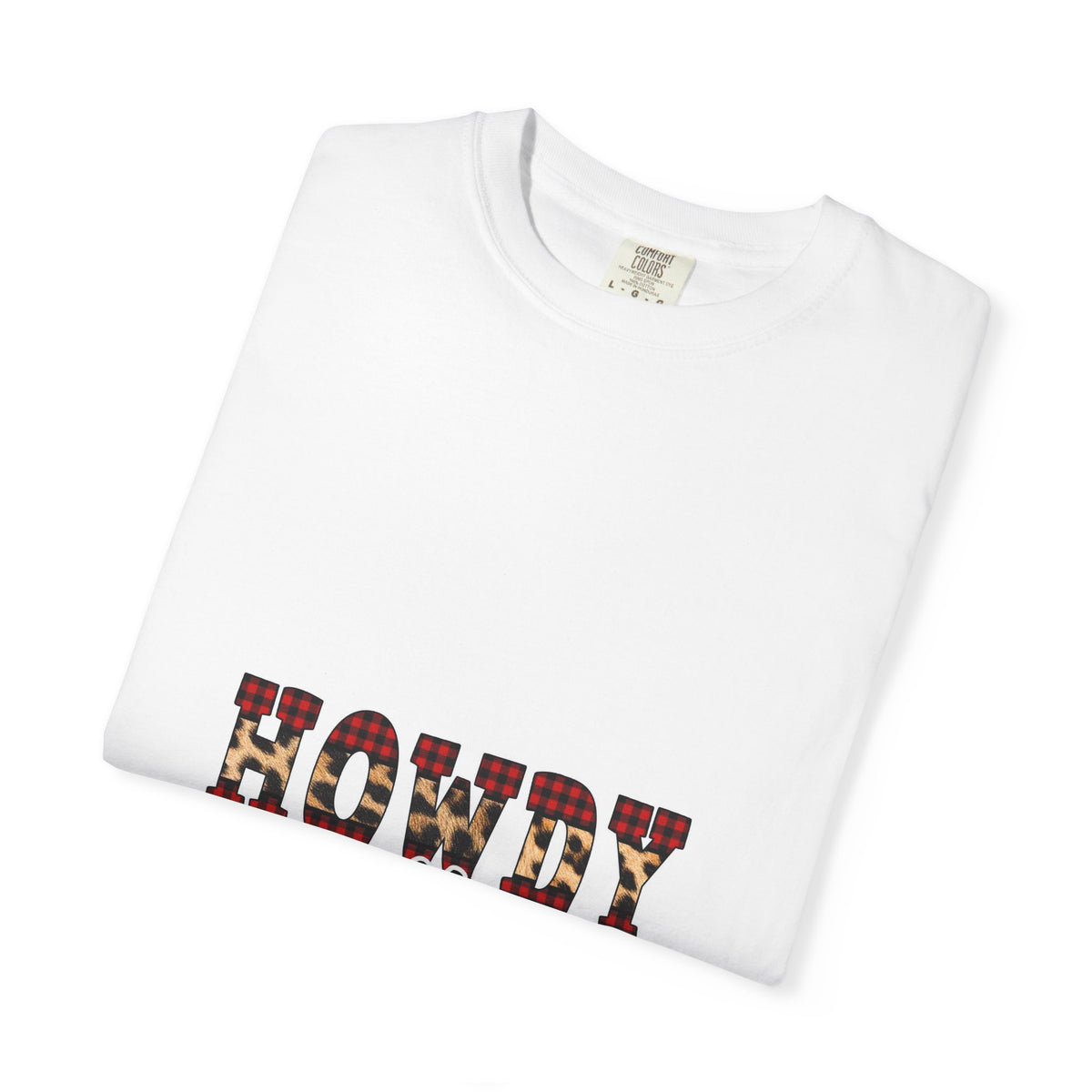 Howdy y'all T-Shirt — Plaid Western Graphic Tee