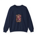 Backwoods Blonde Retro Pinup Crewneck Sweatshirt
