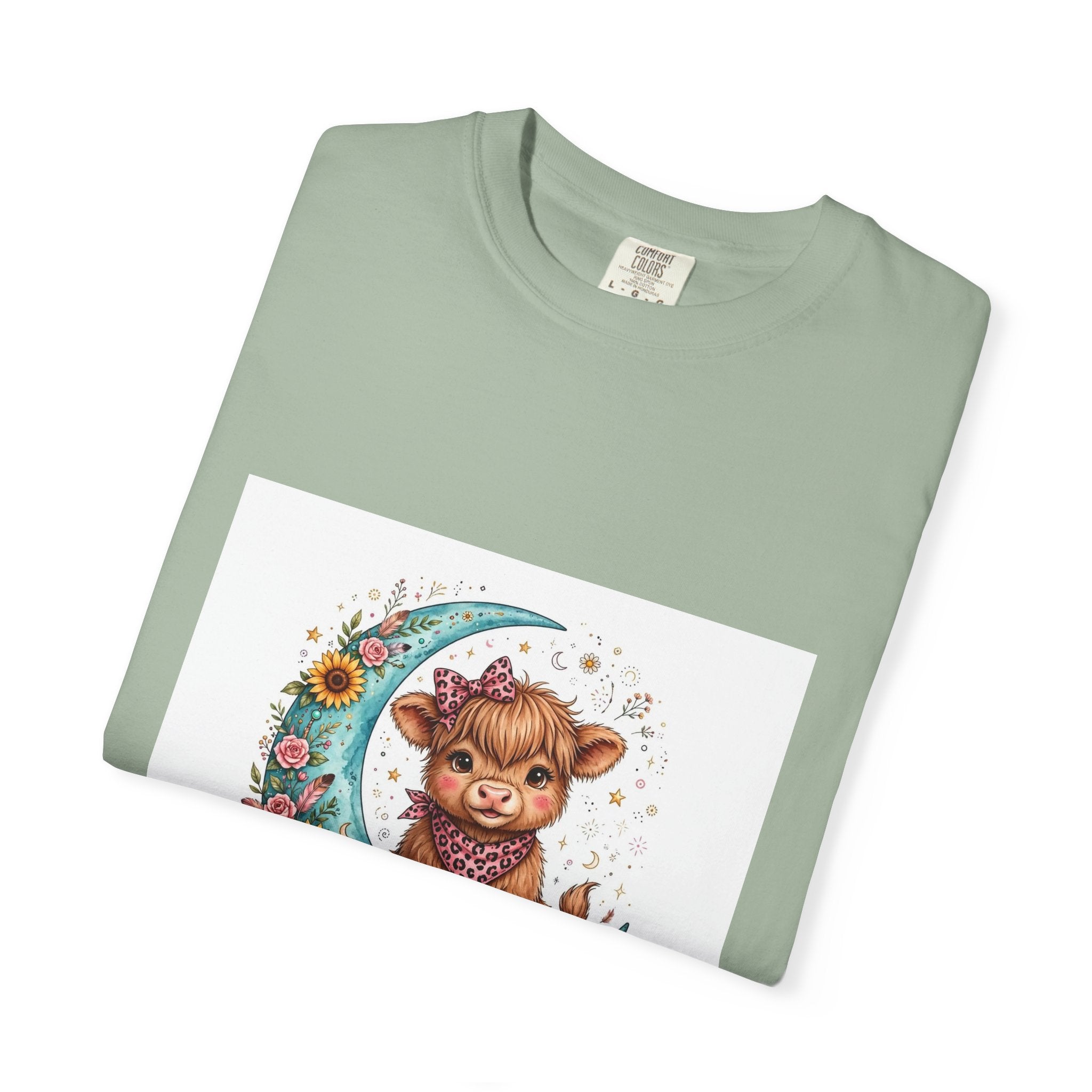 Cow Cute T-Shirt – "Love You to the Moon & to the Ranch" Graphic Tee