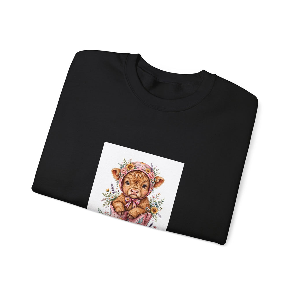 Bear Cub Valentine Sweatshirt - "Be Mine Little Valentine" Cute Teddy Graphic Crewneck