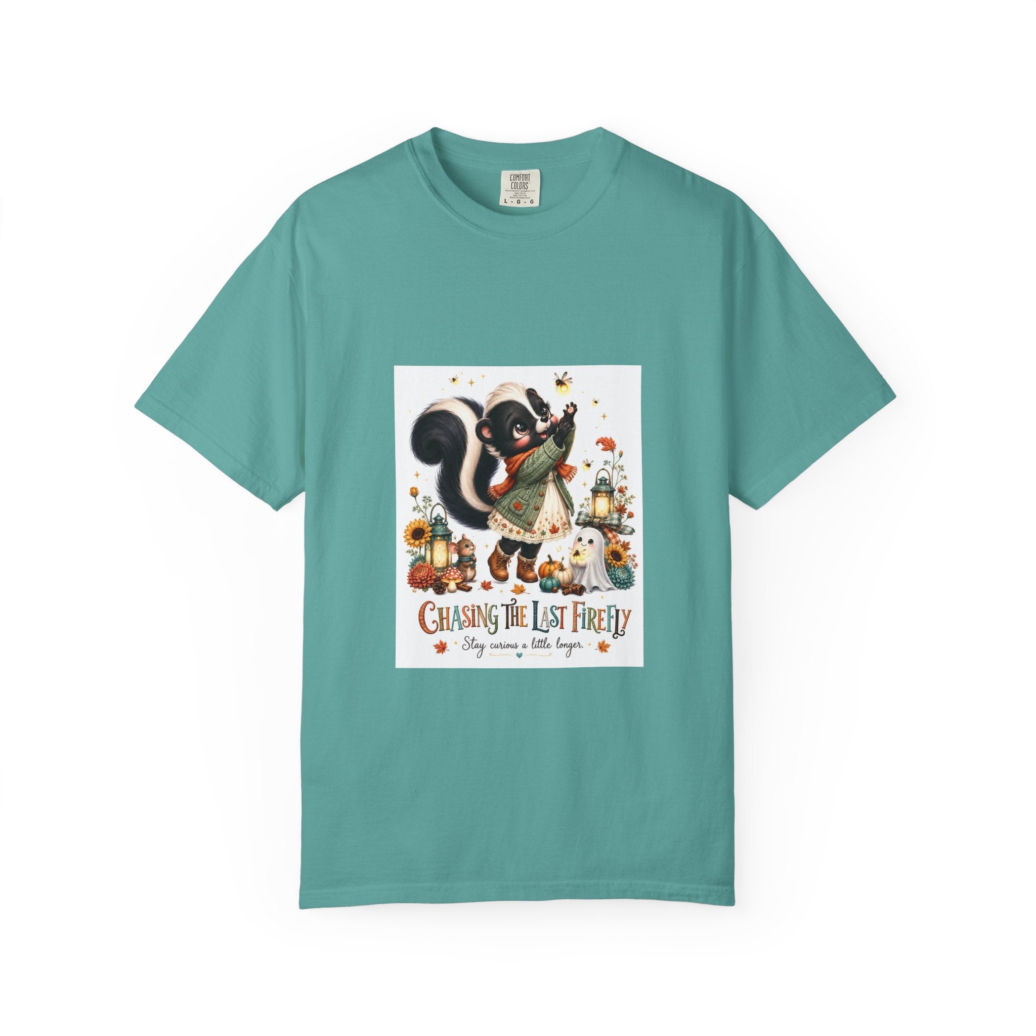 Chasing the Last Firefly Skunk Graphic T-Shirt