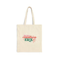 Christmas Era Canvas Tote Bag — 'In My Christmas Era' Holiday Reusable Gift Tote