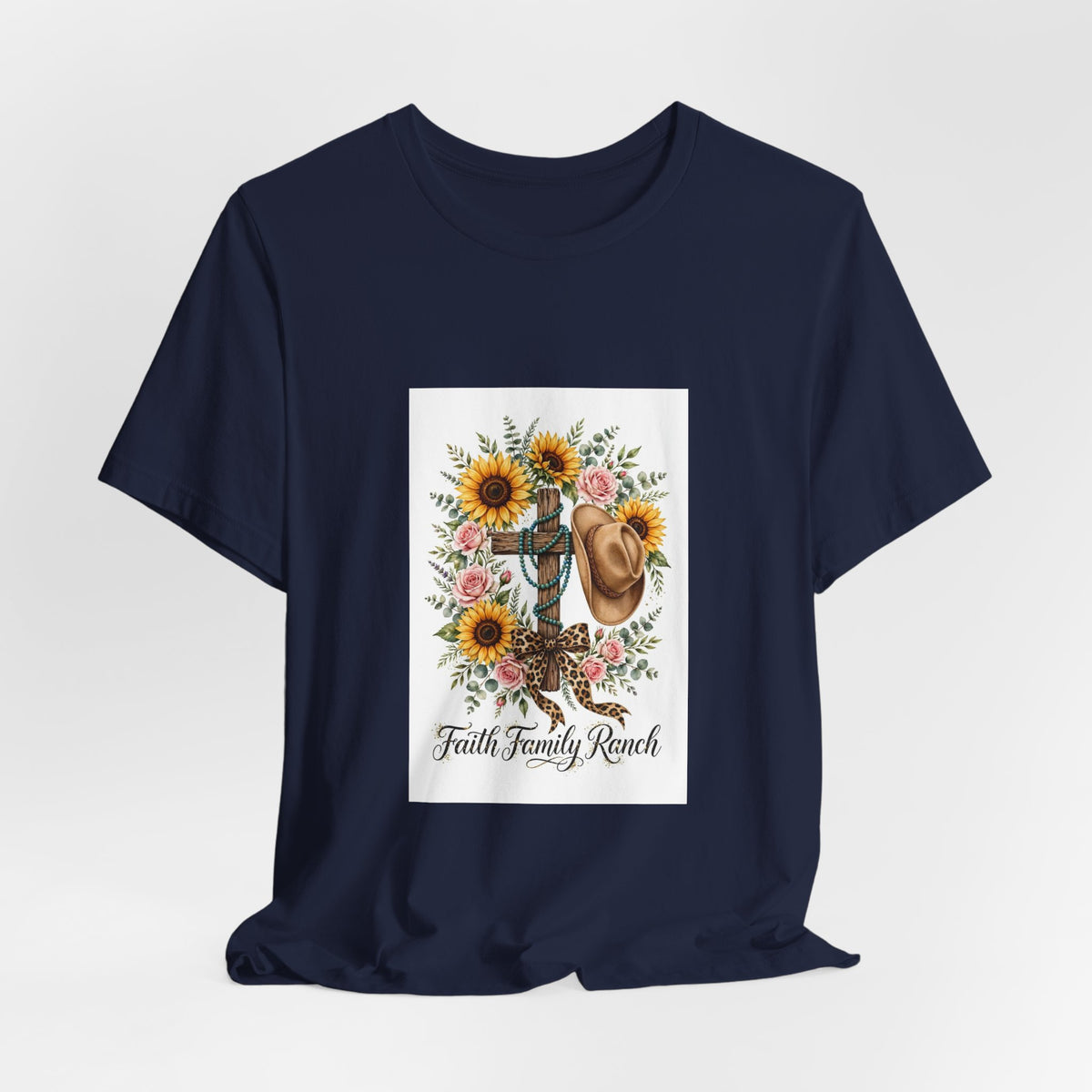 Faith Family Ranch Sunflower Western Tee