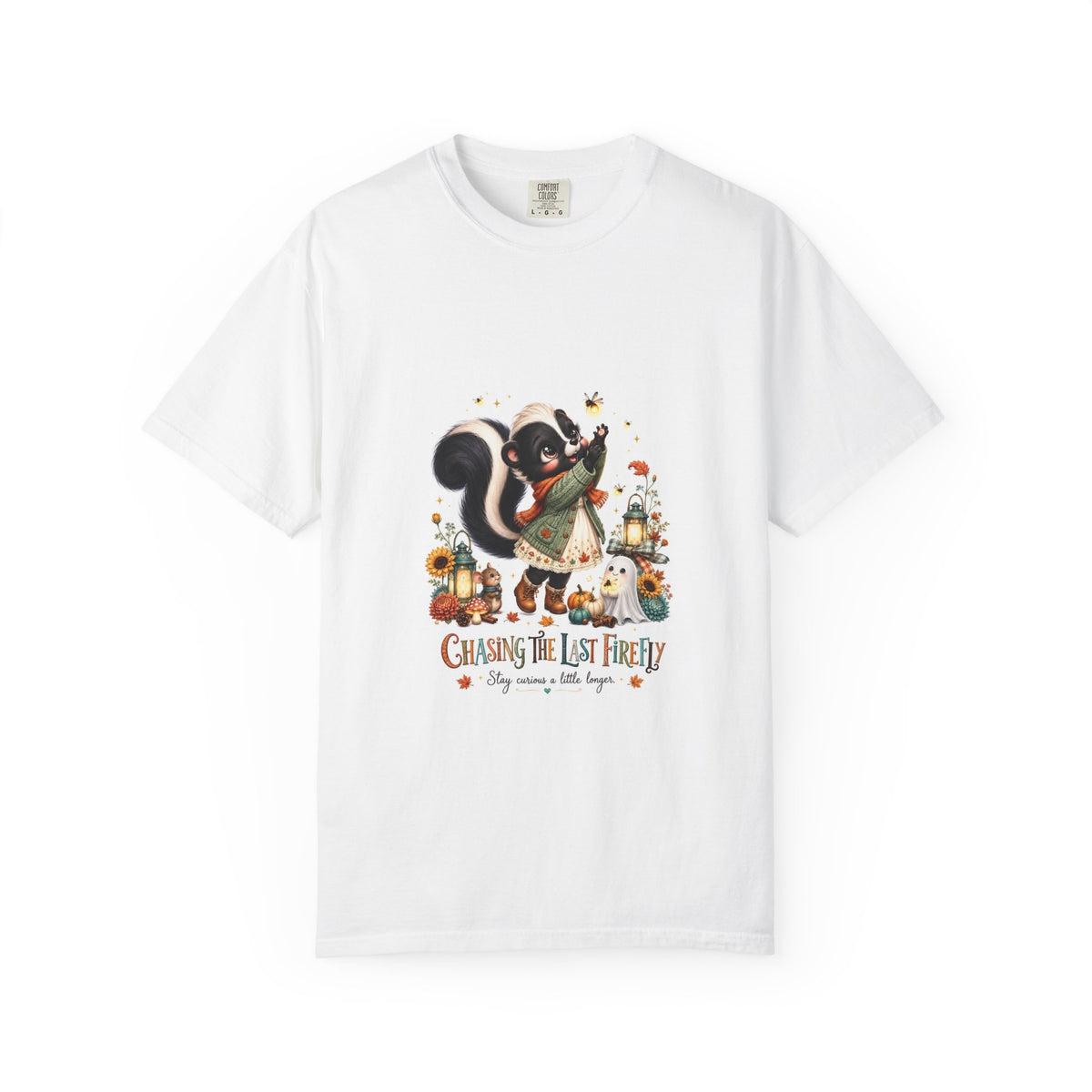 Chasing the Last Firefly Skunk Graphic T-Shirt