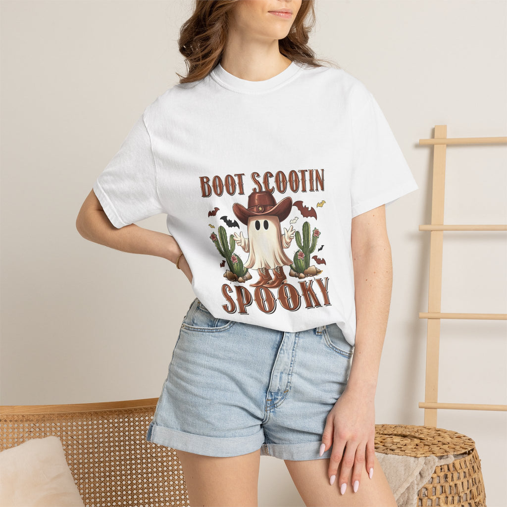 Boot Scootin' Spooky Ghost T-Shirt