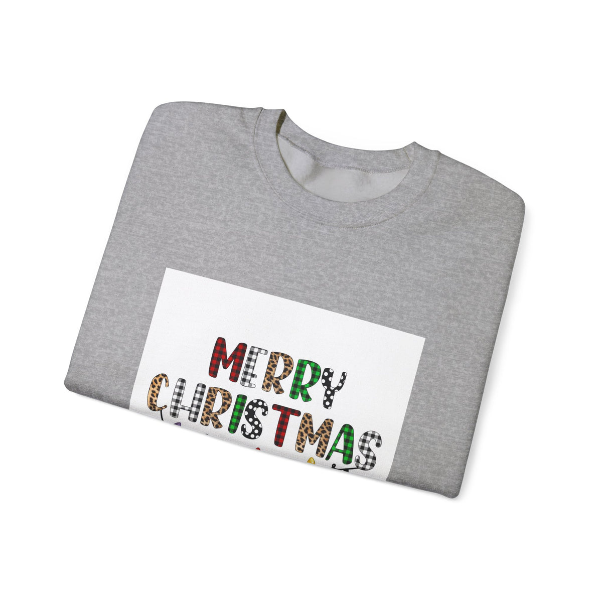 Christmas Sweatshirt "Merry Christmas Ya Filthy Animal" – Holiday Crewneck
