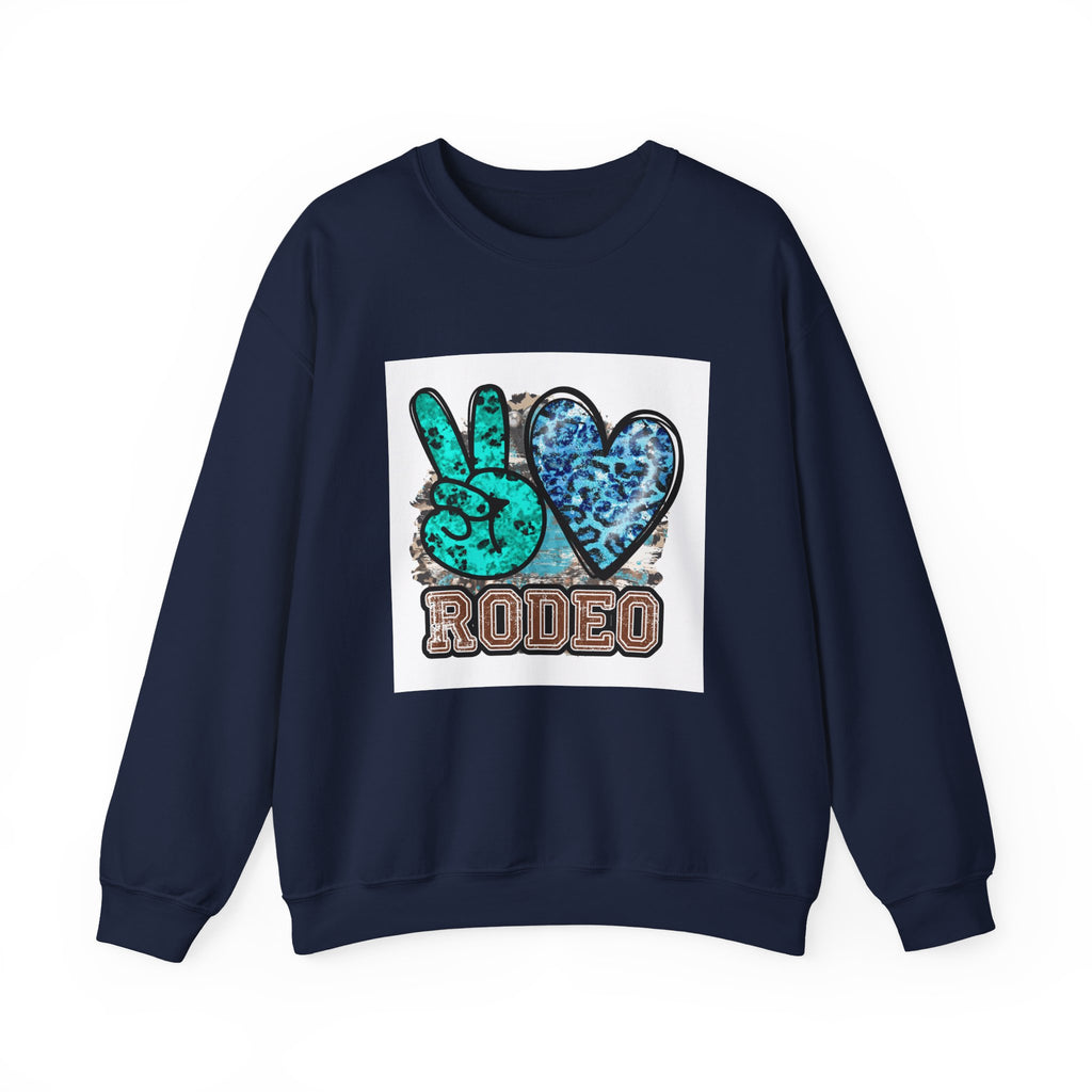 Rodeo Peace & Heart Crewneck Sweatshirt