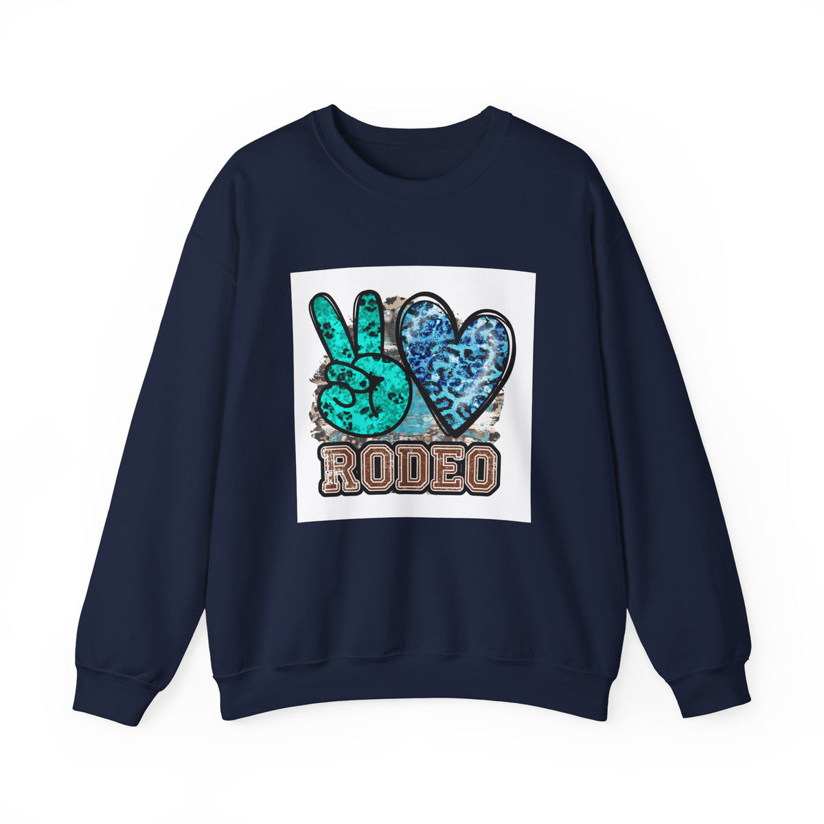 Rodeo Peace & Heart Crewneck Sweatshirt
