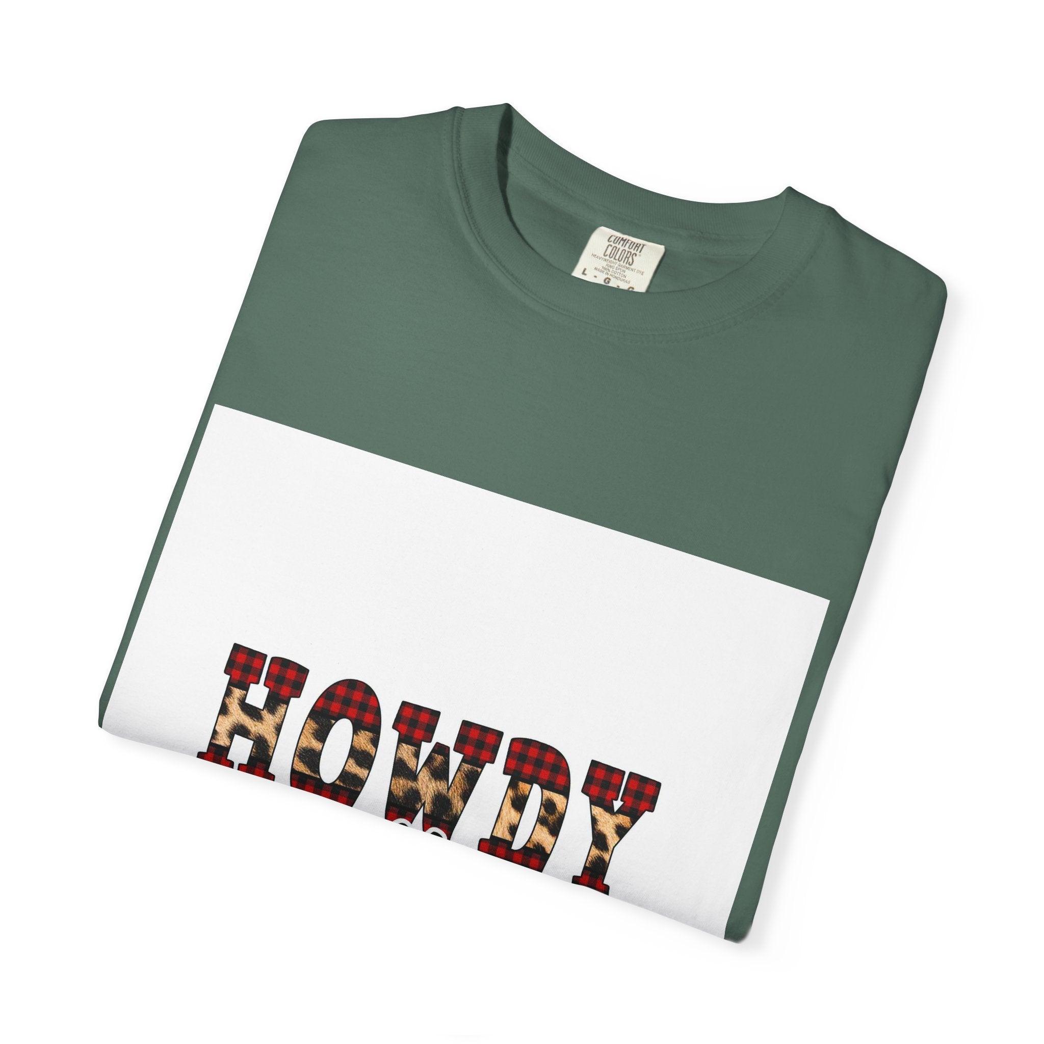 Howdy y'all T-Shirt — Plaid Western Graphic Tee