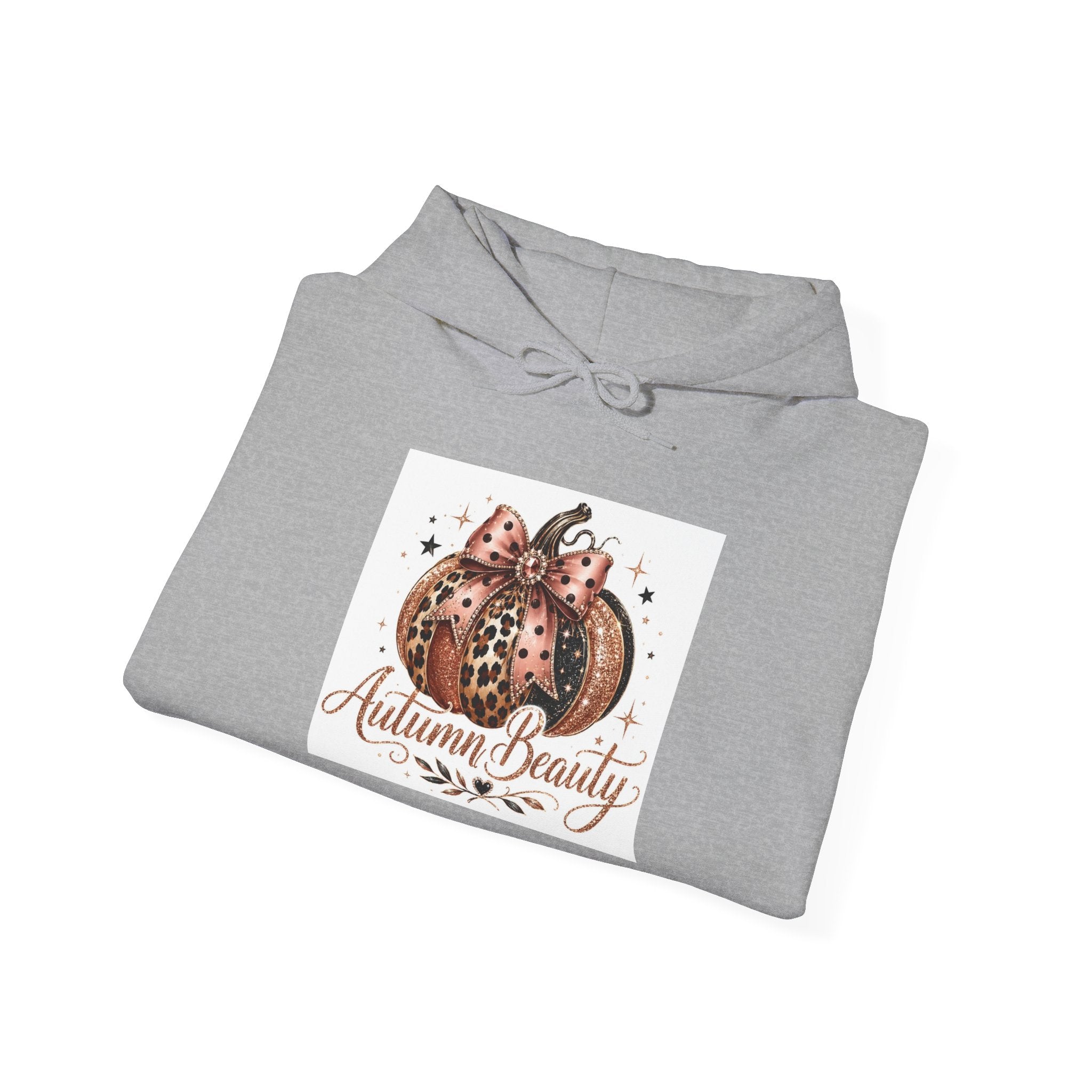 Autumn Beauty Hoodie — Pumpkin Floral Fall Sweatshirt