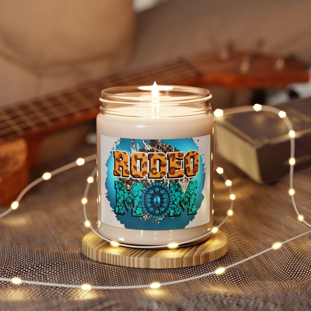 Rodeo Mom Scented Soy Candle — 9oz Rustic Western Gift