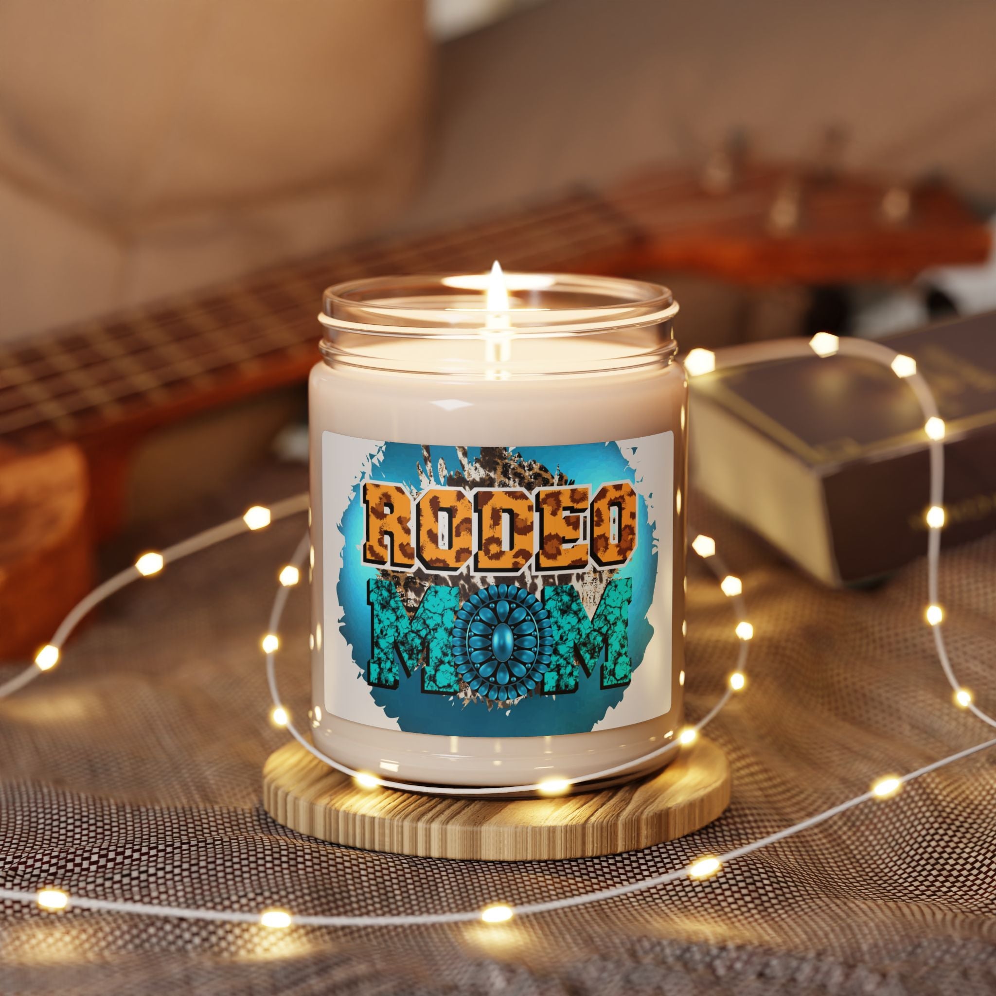 Rodeo Mom Scented Soy Candle — 9oz Rustic Western Gift