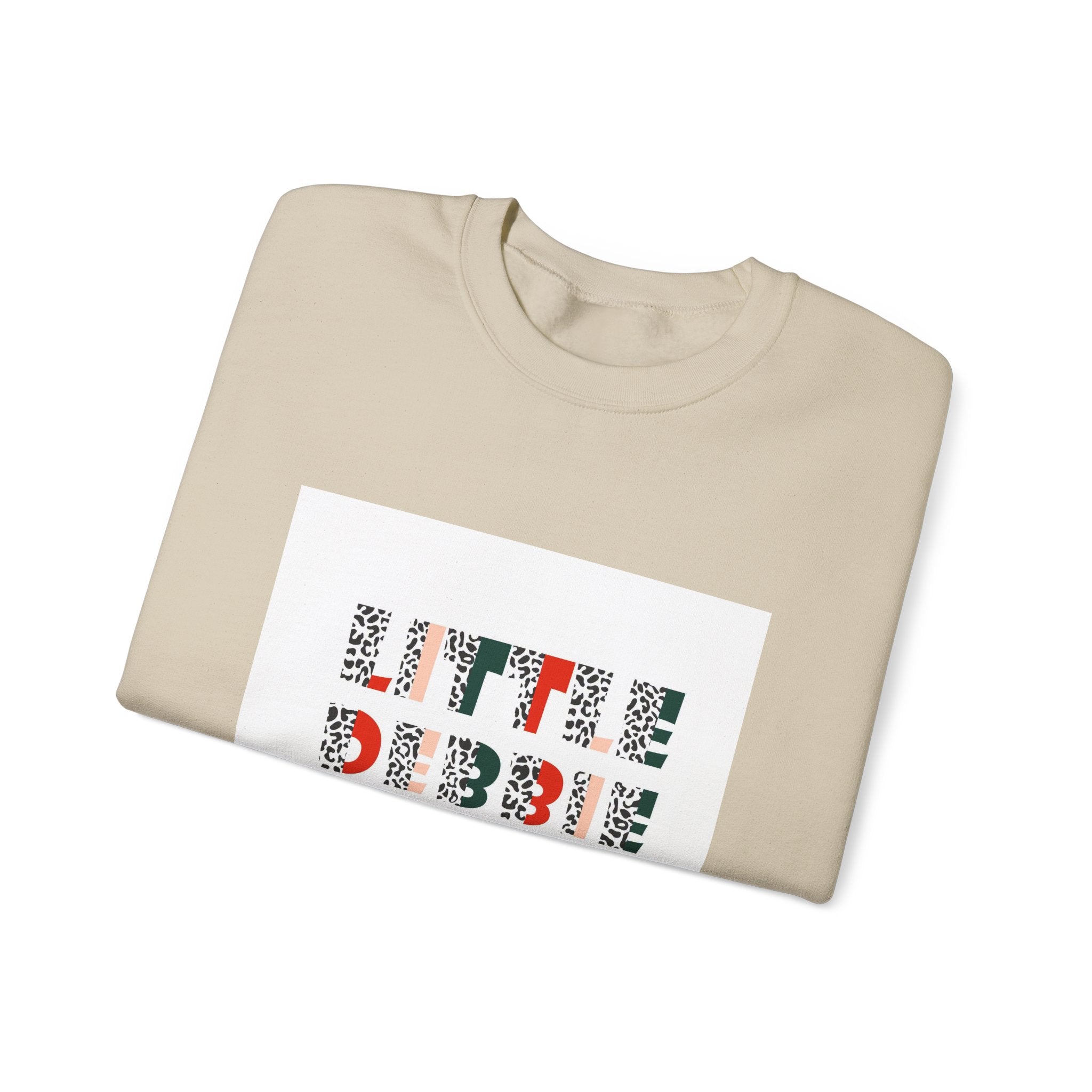 Crewneck Sweatshirt — “Little Debbie Slut” Floral Graphic Cozy Pullover