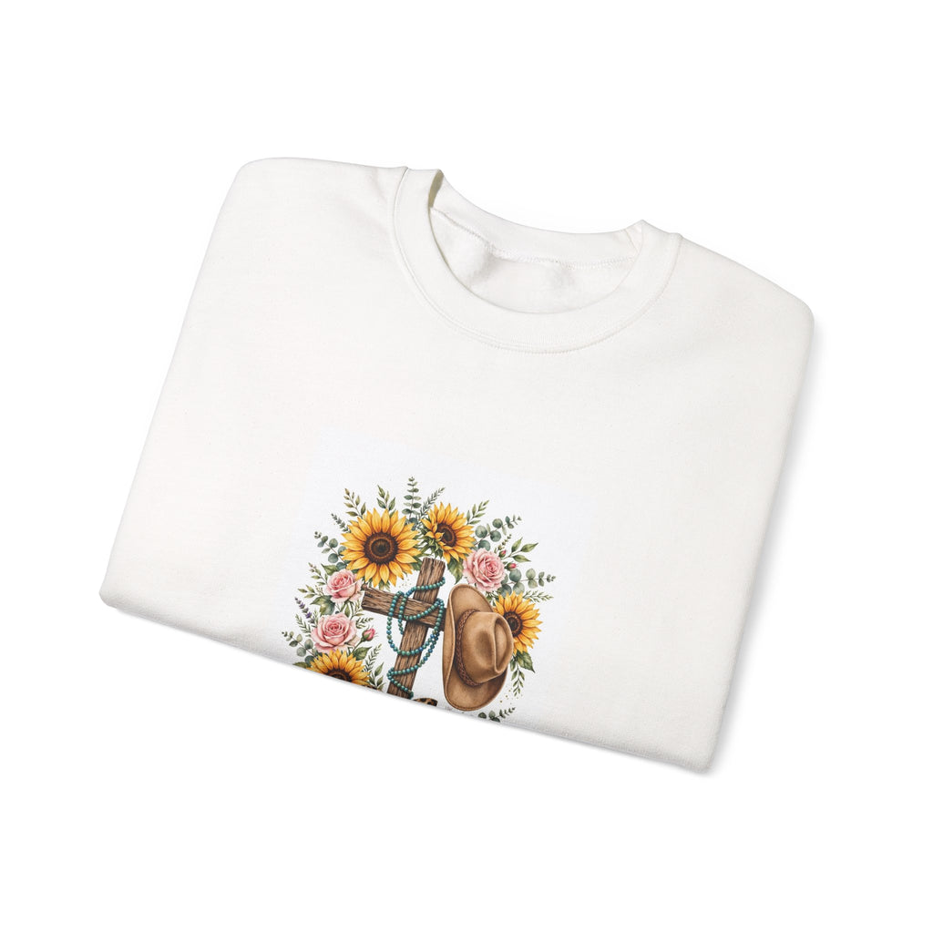 Faith Family Ranch Floral Sweatshirt