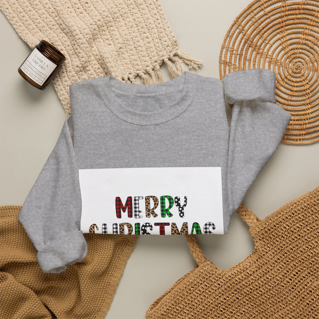 Christmas Sweatshirt "Merry Christmas Ya Filthy Animal" – Holiday Crewneck