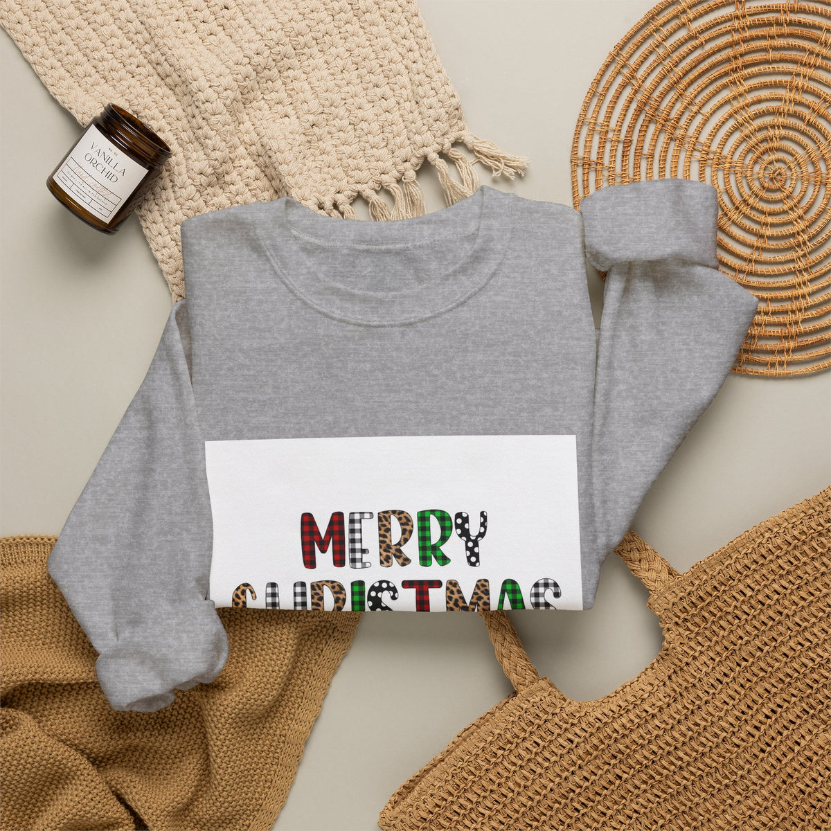 Christmas Sweatshirt "Merry Christmas Ya Filthy Animal" – Holiday Crewneck